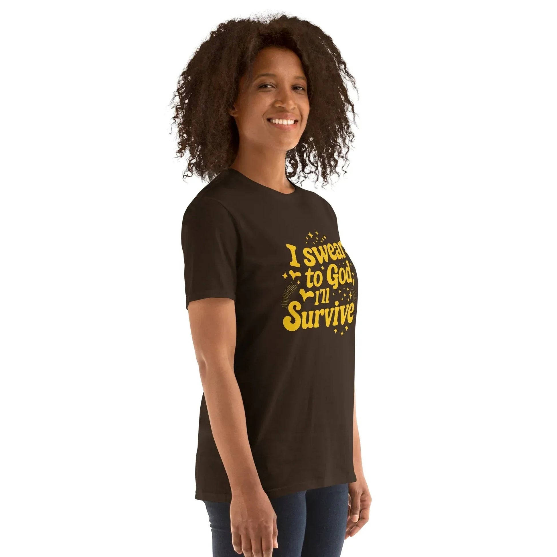 Lewis Capaldi "Survive" Lyric T-Shirt - Black Cotton Blend Unisex Tee alcyone213k