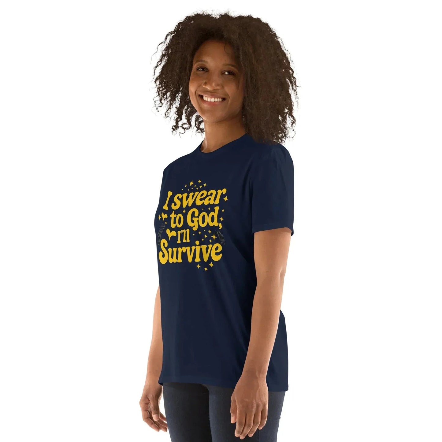 Lewis Capaldi "Survive" Lyric T-Shirt - Black Cotton Blend Unisex Tee alcyone213k