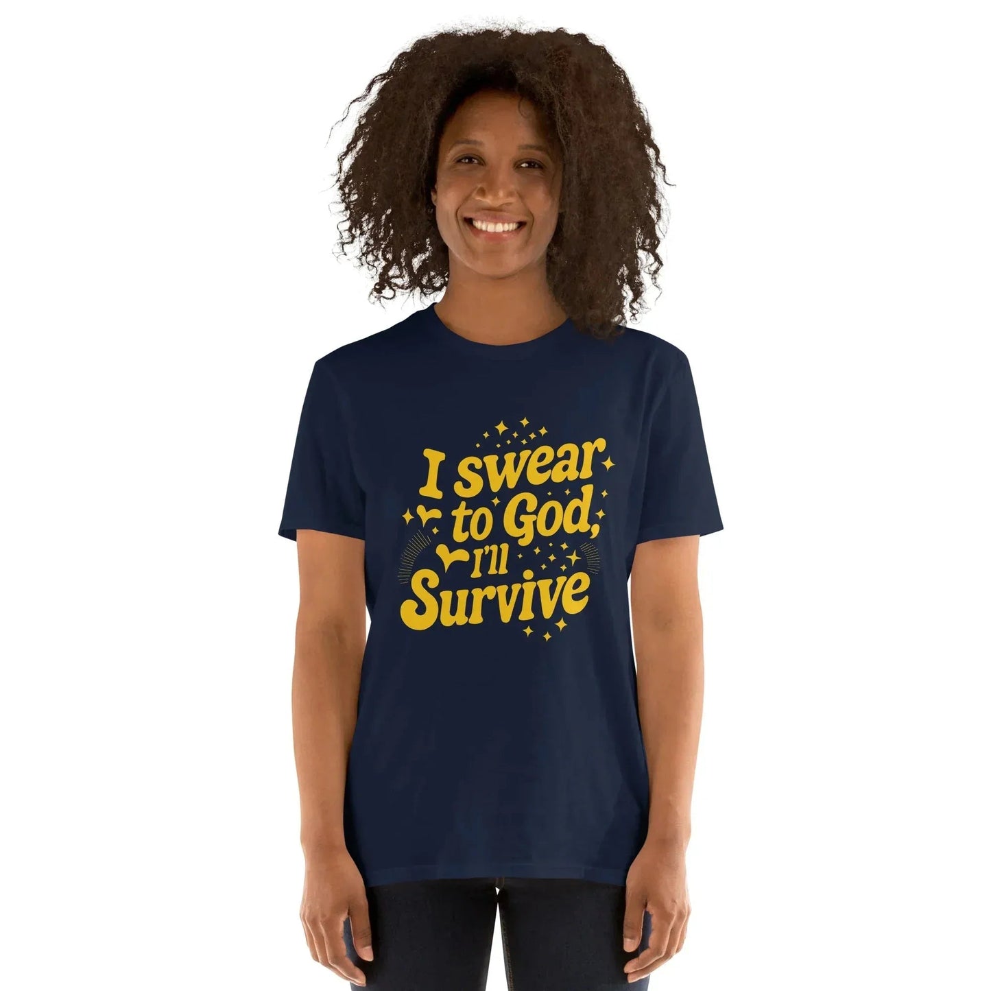 Lewis Capaldi "Survive" Lyric T-Shirt - Black Cotton Blend Unisex Tee alcyone213k