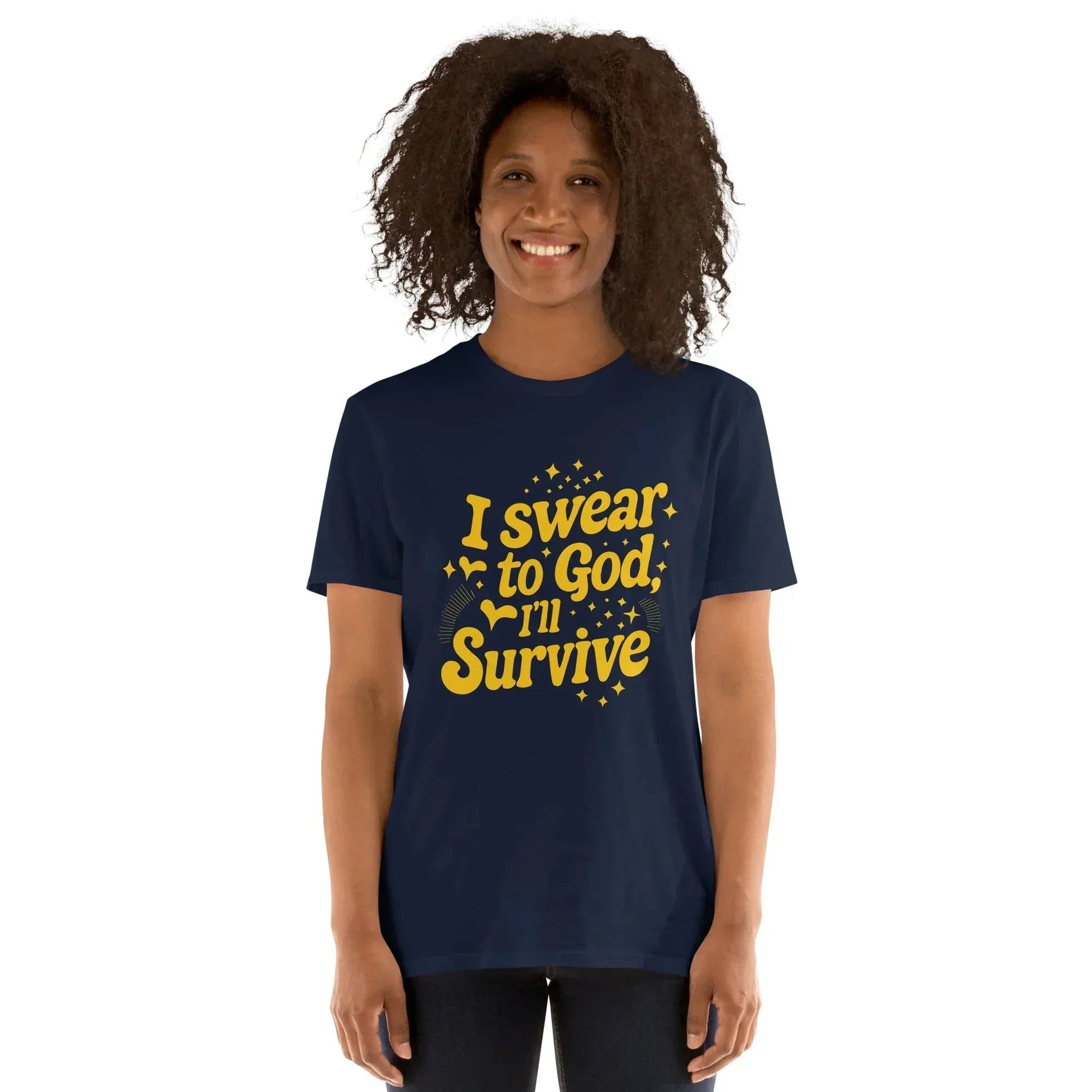 Lewis Capaldi "Survive" Lyric T-Shirt - Black Cotton Blend Unisex Tee alcyone213k