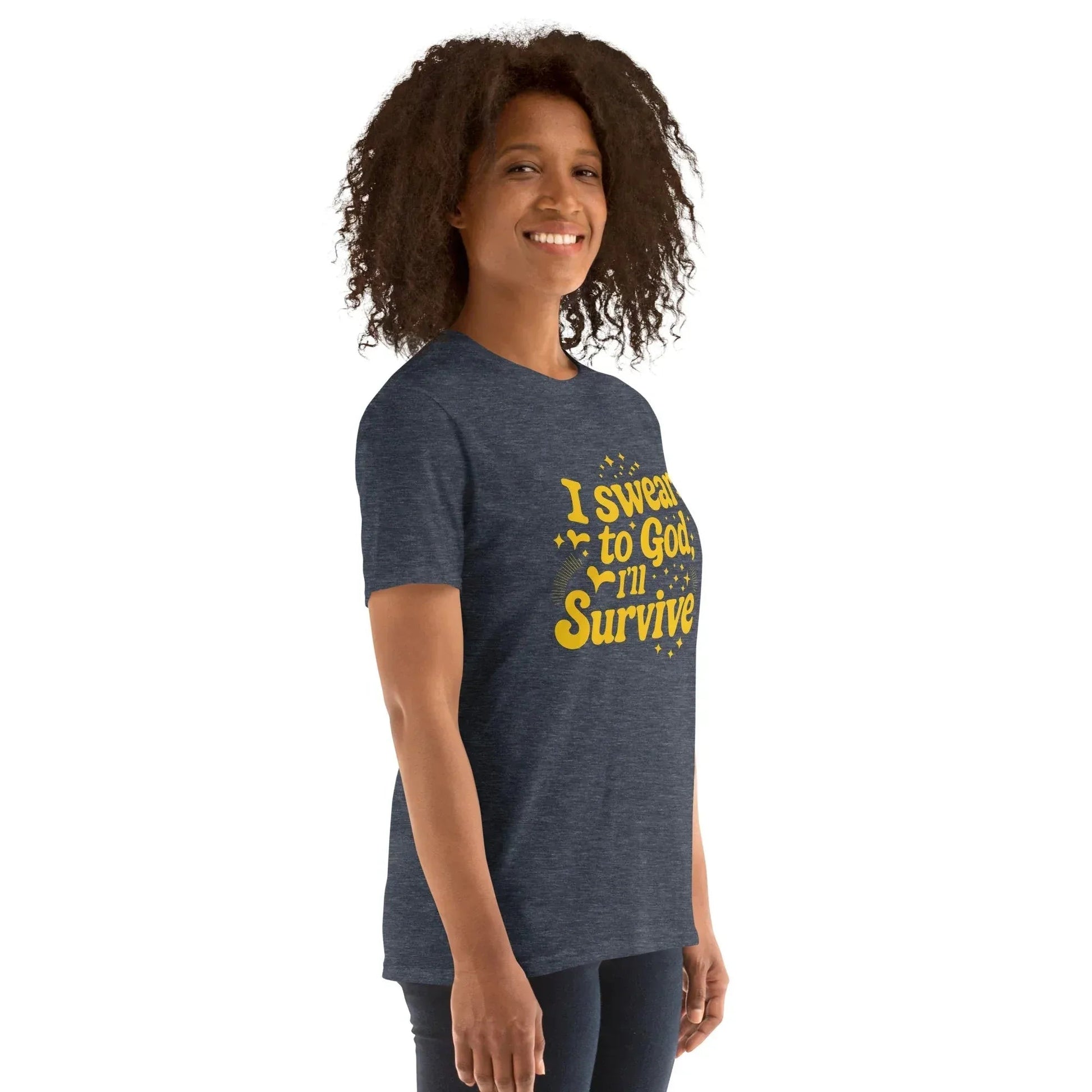Lewis Capaldi "Survive" Lyric T-Shirt - Black Cotton Blend Unisex Tee alcyone213k