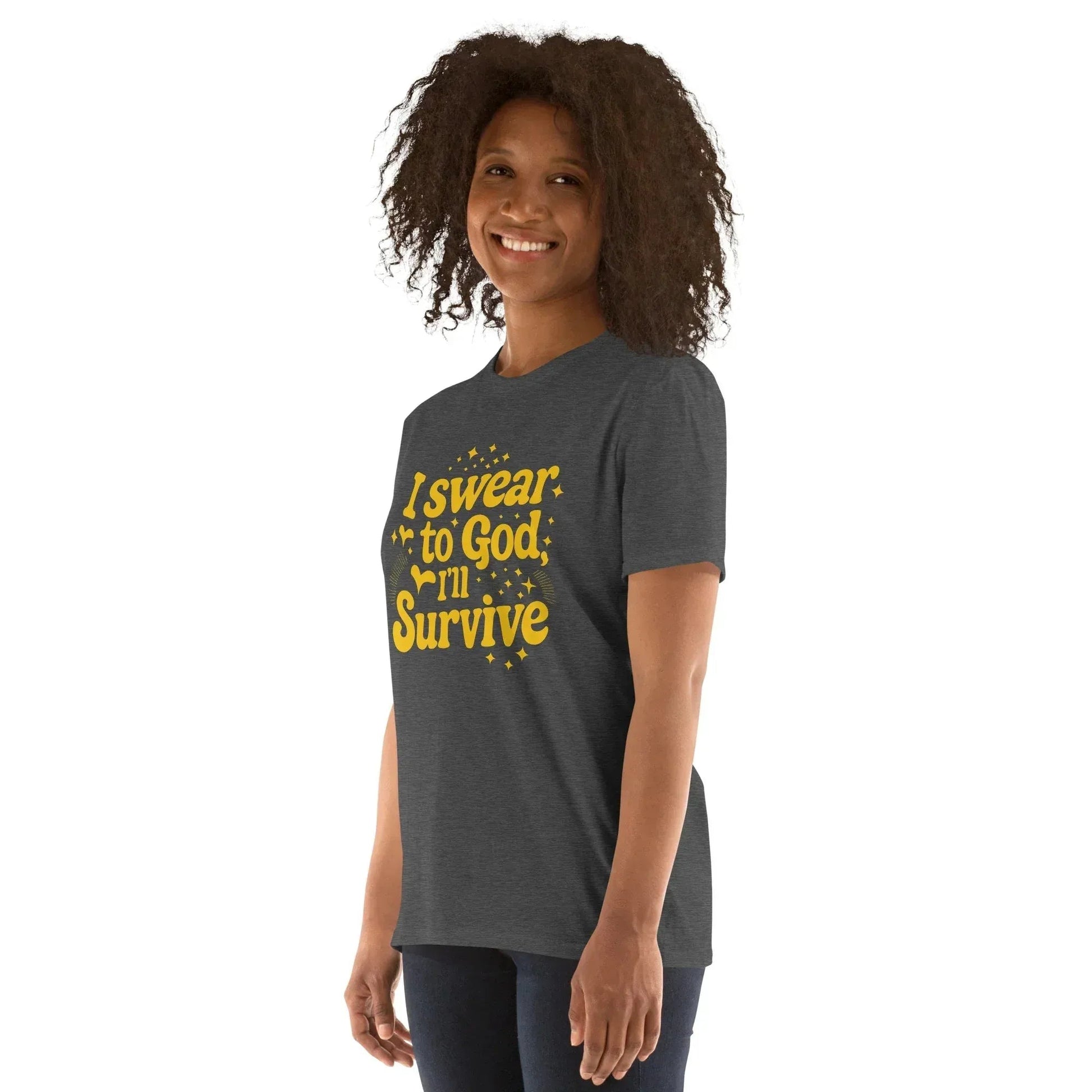 Lewis Capaldi "Survive" Lyric T-Shirt - Black Cotton Blend Unisex Tee alcyone213k