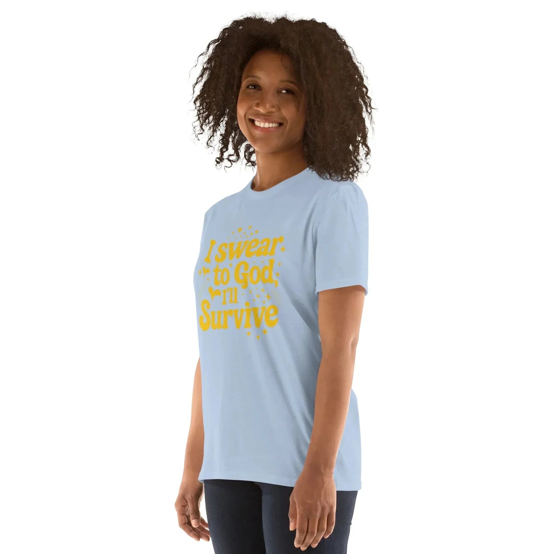 Lewis Capaldi "Survive" Lyric T-Shirt - Black Cotton Blend Unisex Tee alcyone213k