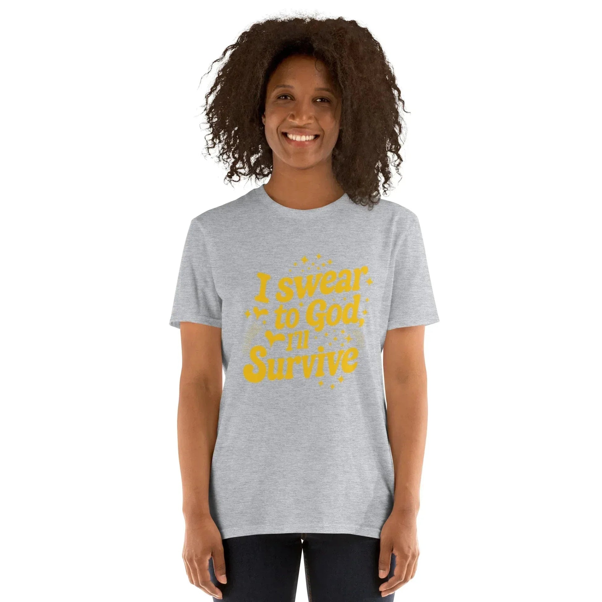 Lewis Capaldi "Survive" Lyric T-Shirt - Black Cotton Blend Unisex Tee alcyone213k