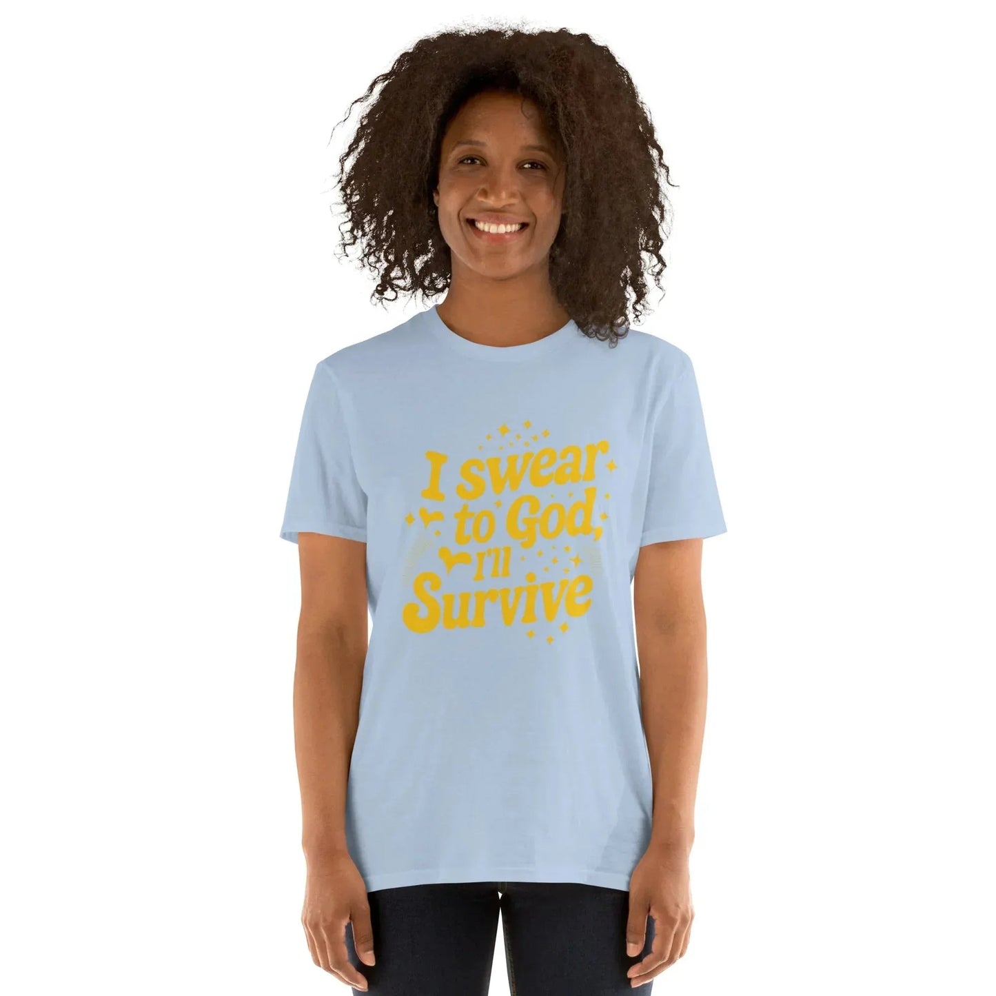 Lewis Capaldi "Survive" Lyric T-Shirt - Black Cotton Blend Unisex Tee alcyone213k
