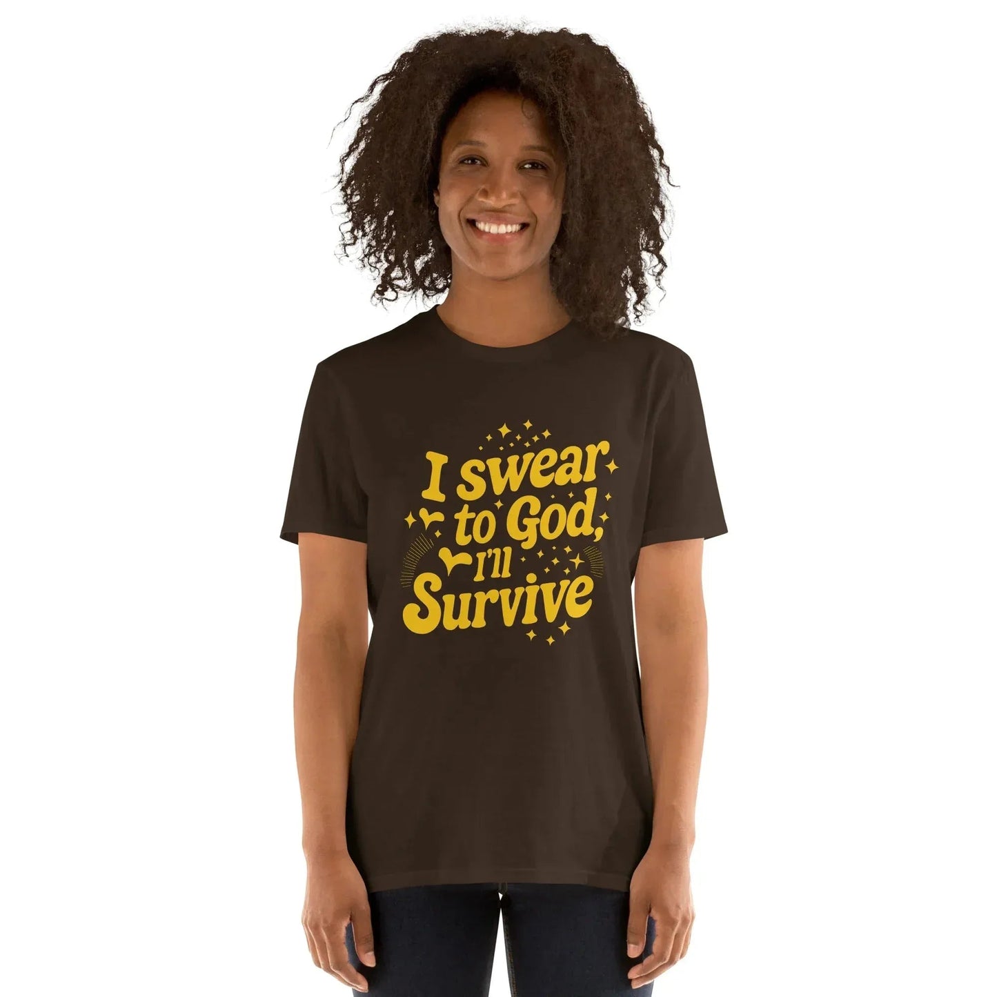 Lewis Capaldi "Survive" Lyric T-Shirt - Black Cotton Blend Unisex Tee alcyone213k