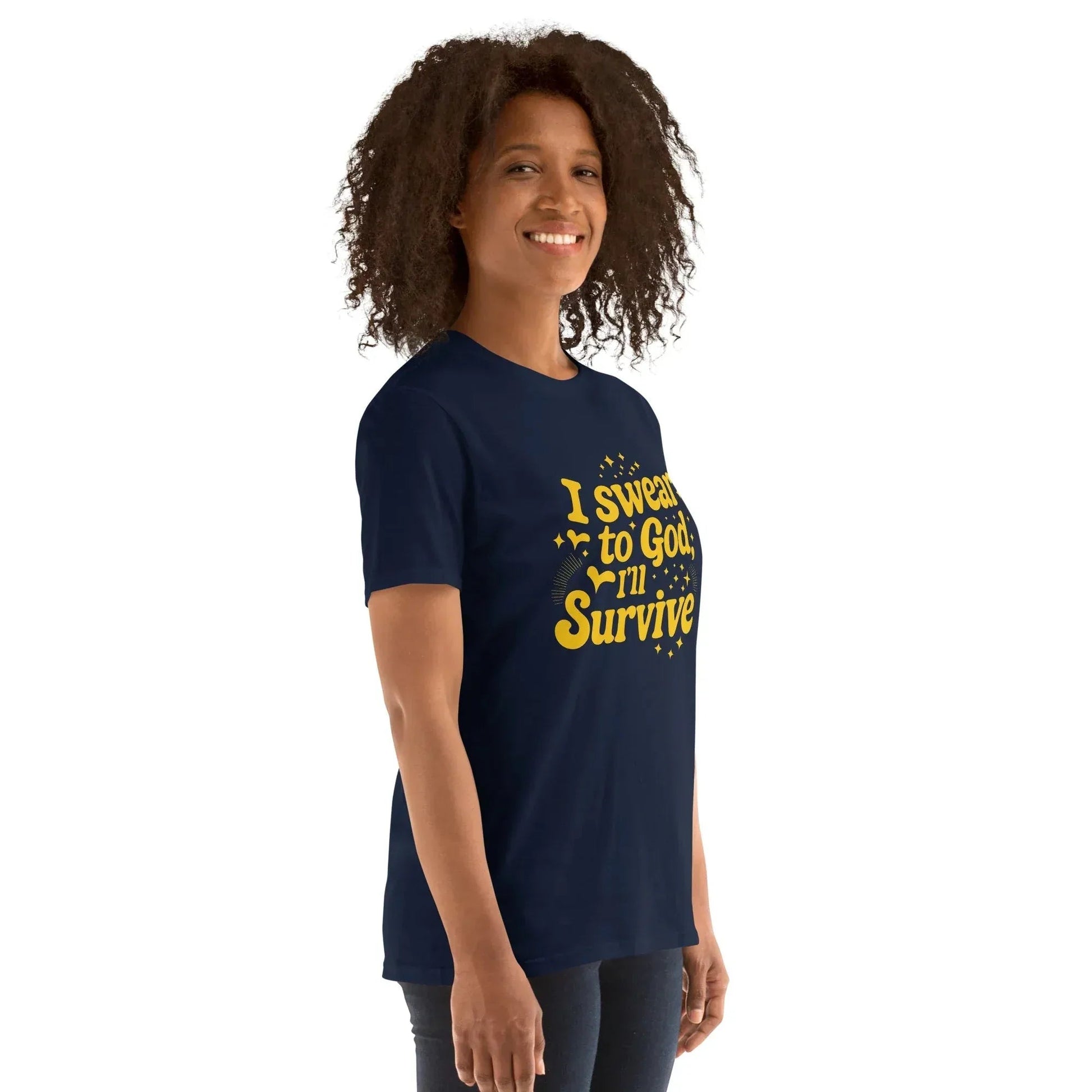 Lewis Capaldi "Survive" Lyric T-Shirt - Black Cotton Blend Unisex Tee alcyone213k