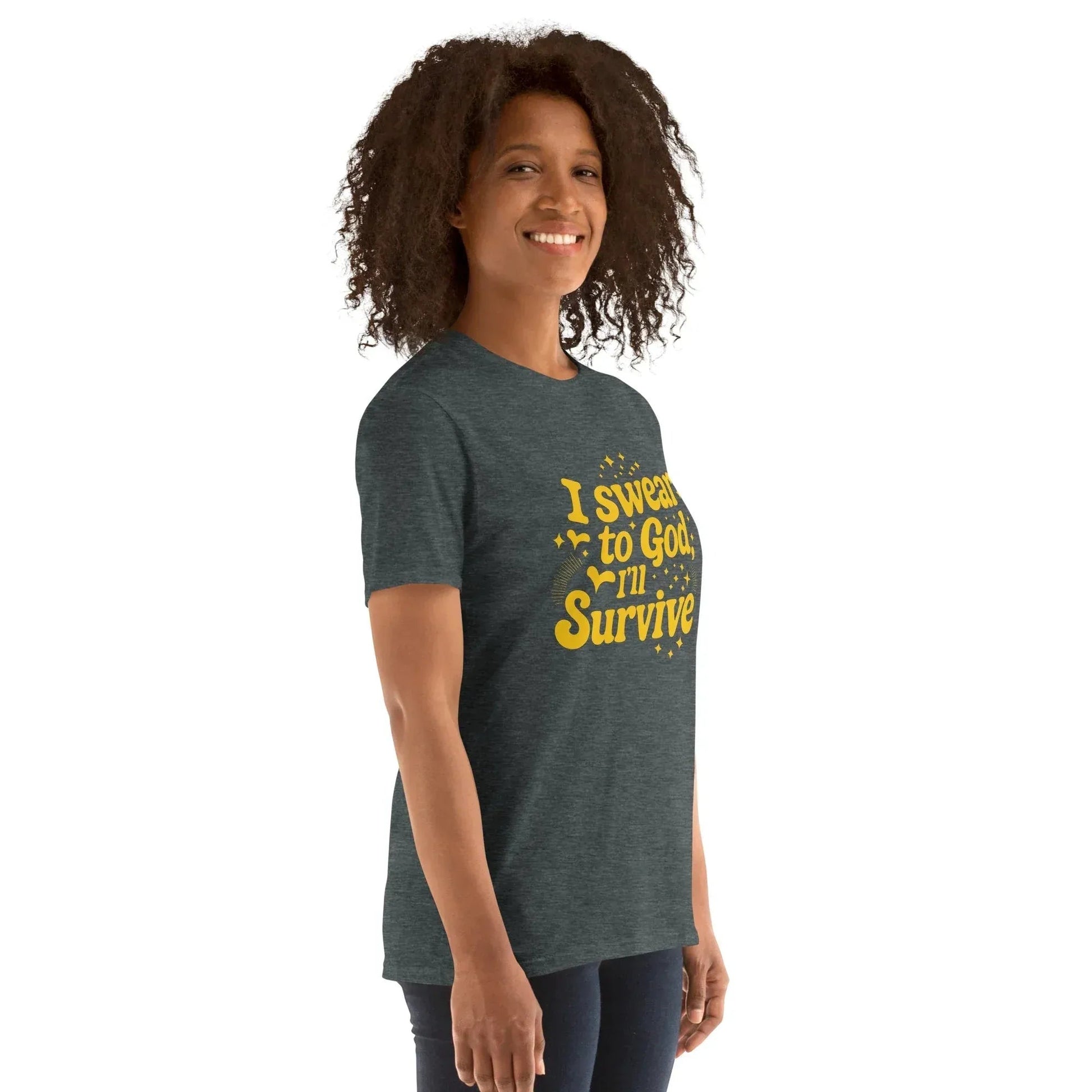 Lewis Capaldi "Survive" Lyric T-Shirt - Black Cotton Blend Unisex Tee alcyone213k