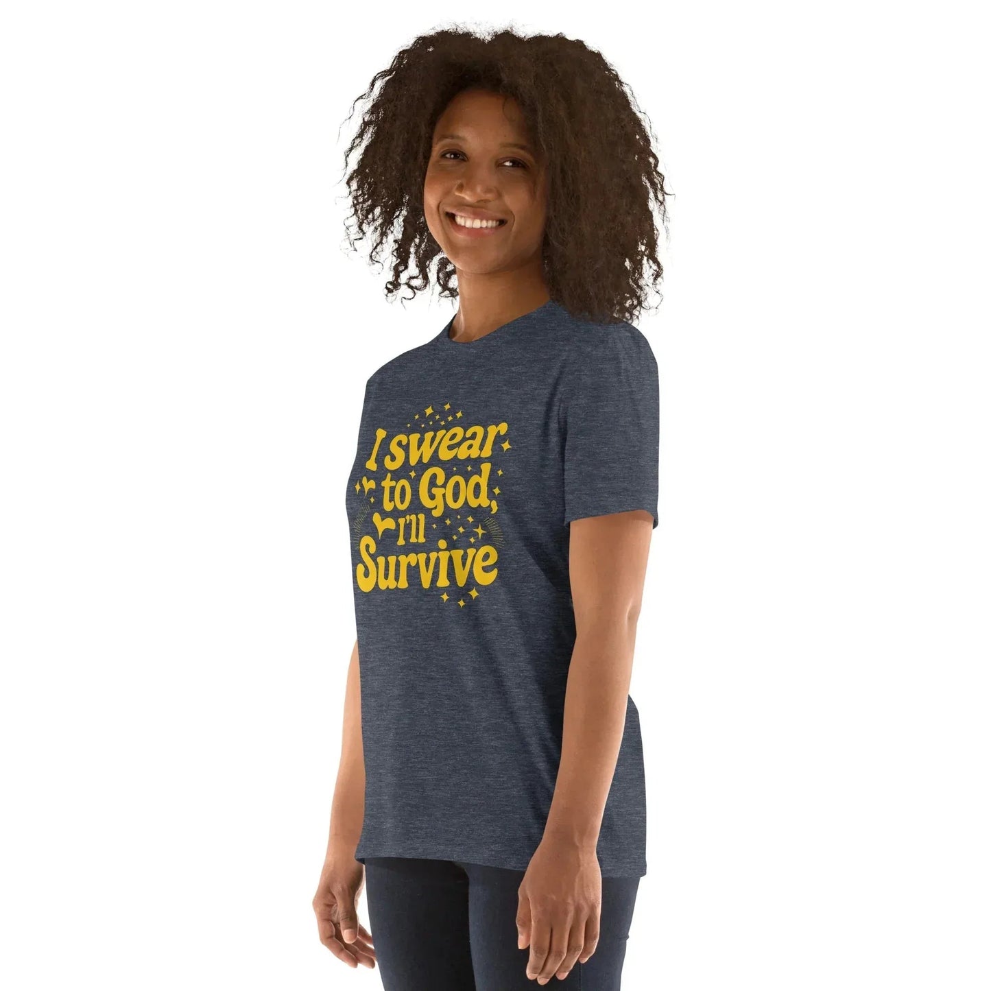 Lewis Capaldi "Survive" Lyric T-Shirt - Black Cotton Blend Unisex Tee alcyone213k