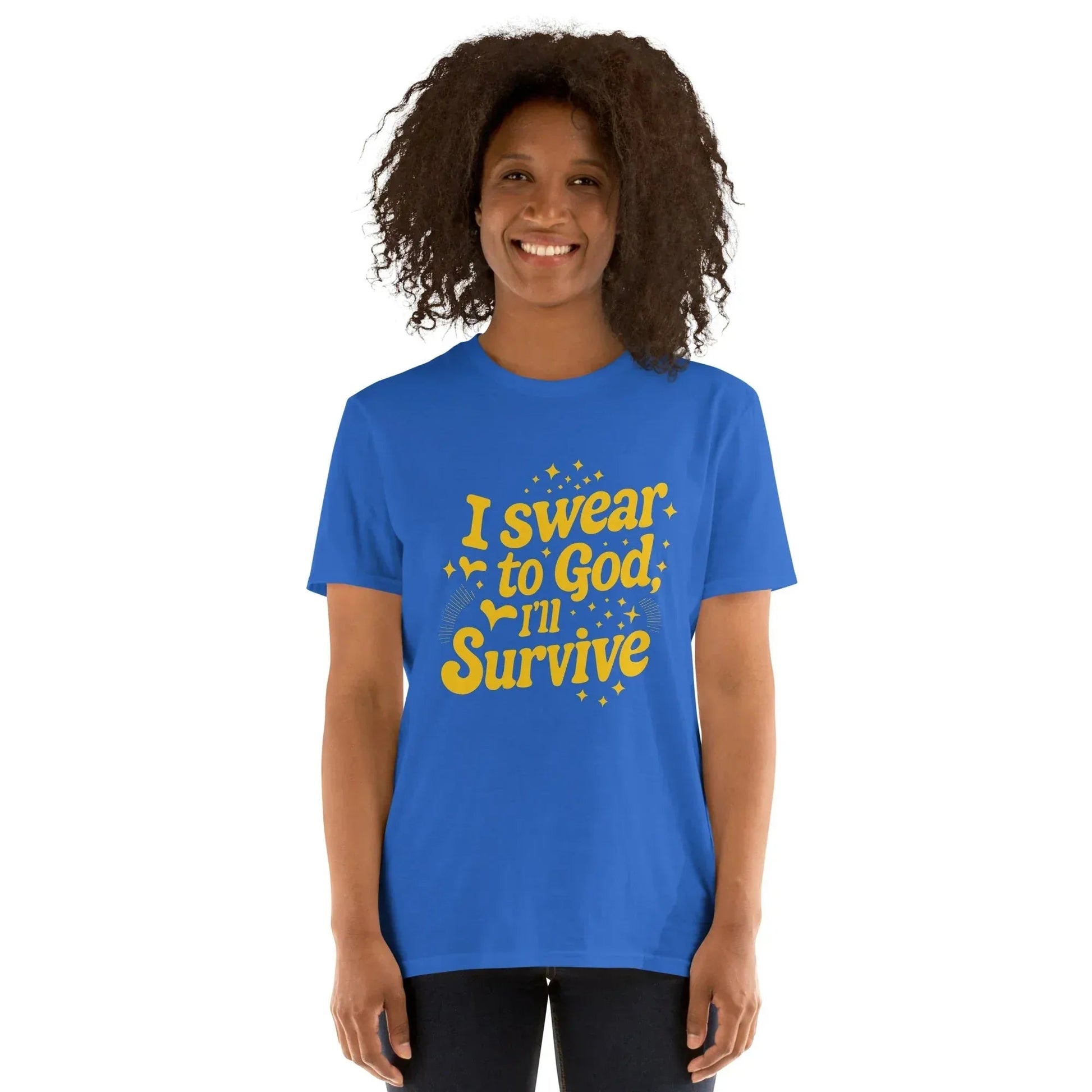 Lewis Capaldi "Survive" Lyric T-Shirt - Black Cotton Blend Unisex Tee alcyone213k