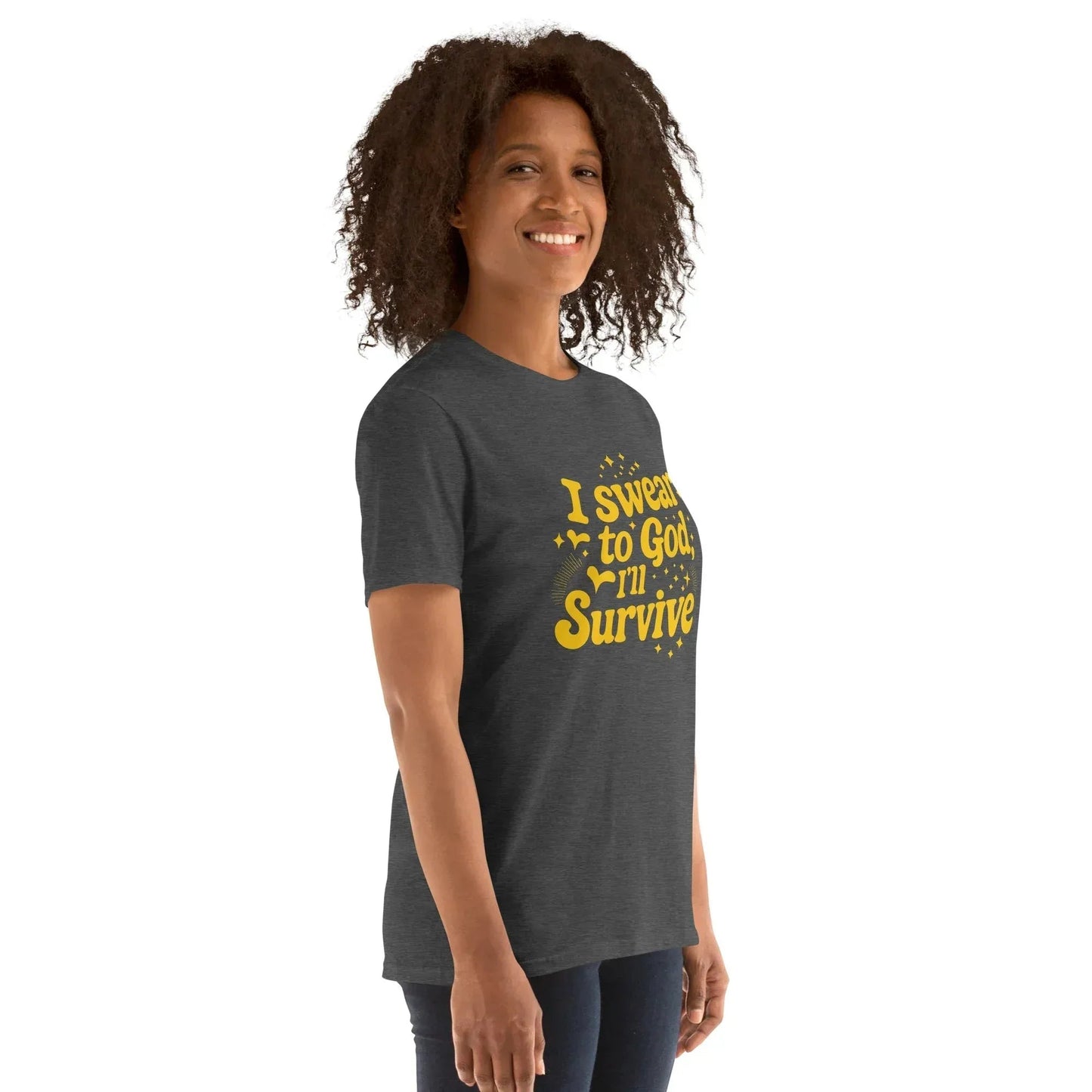 Lewis Capaldi "Survive" Lyric T-Shirt - Black Cotton Blend Unisex Tee alcyone213k