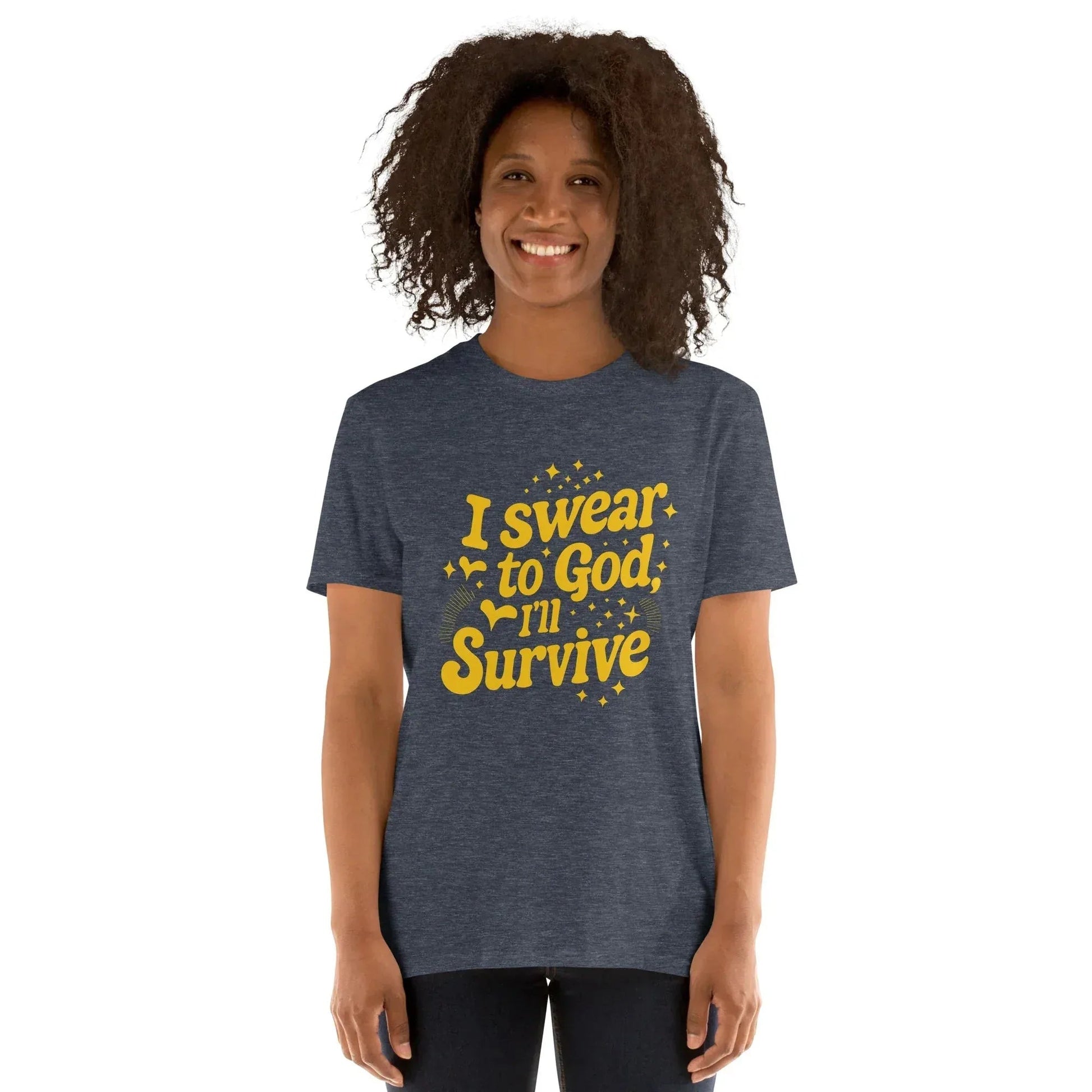 Lewis Capaldi "Survive" Lyric T-Shirt - Black Cotton Blend Unisex Tee alcyone213k
