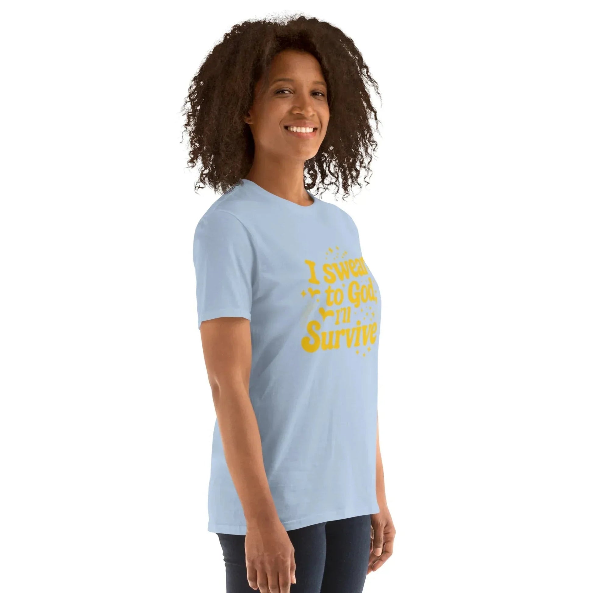 Lewis Capaldi "Survive" Lyric T-Shirt - Black Cotton Blend Unisex Tee alcyone213k