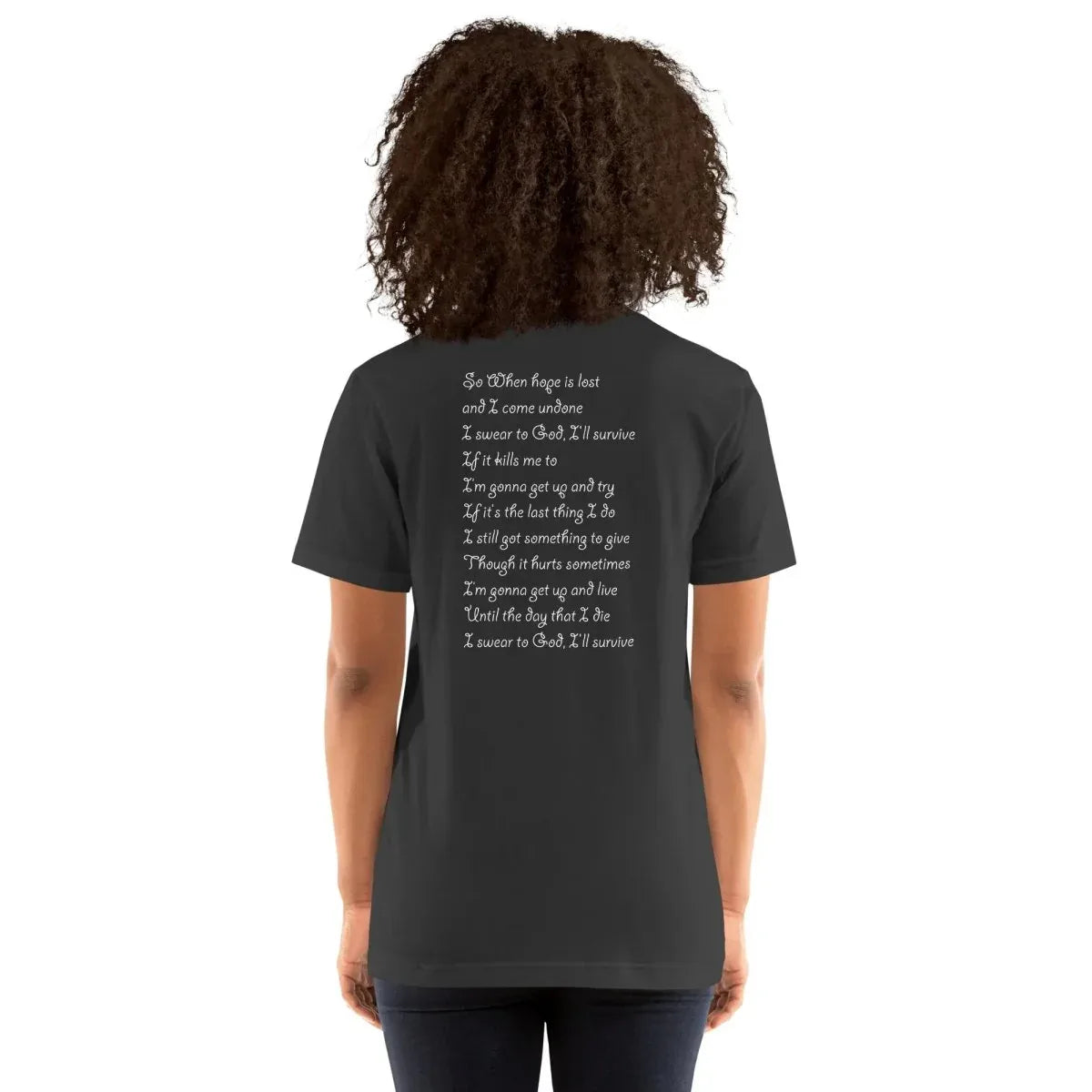 Lewis Capaldi "Survive" Lyric T-Shirt - Unisex Comfort Tee alcyone213k