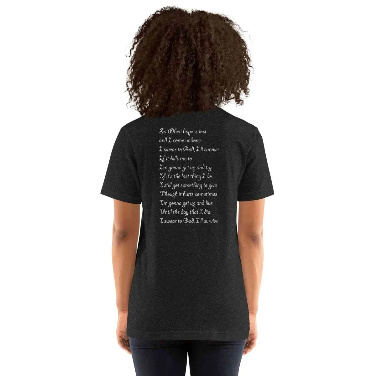 Lewis Capaldi "Survive" Lyric T-Shirt - Unisex Comfort Tee alcyone213k