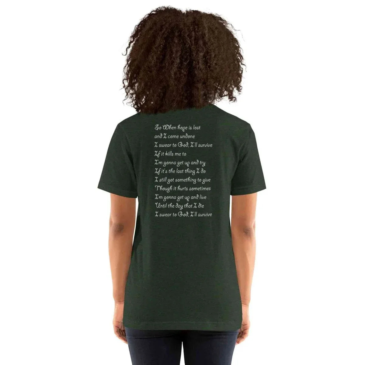 Lewis Capaldi "Survive" Lyric T-Shirt - Unisex Comfort Tee alcyone213k