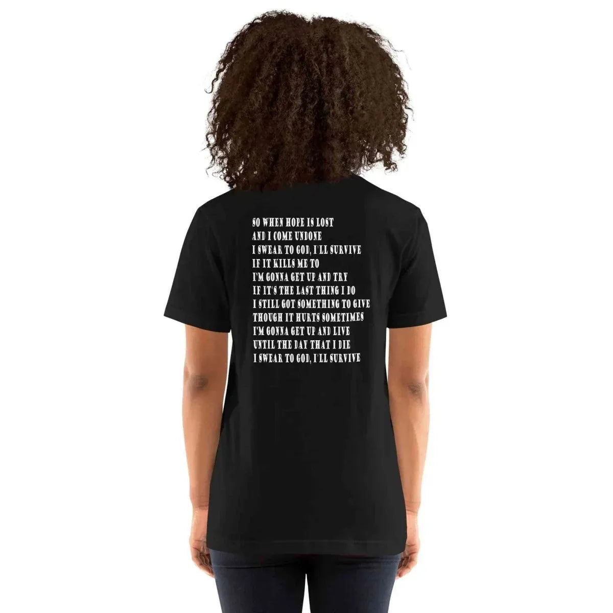 Lewis Capaldi "Survive" Lyric T-Shirt | Unisex Cotton Tee alcyone213k