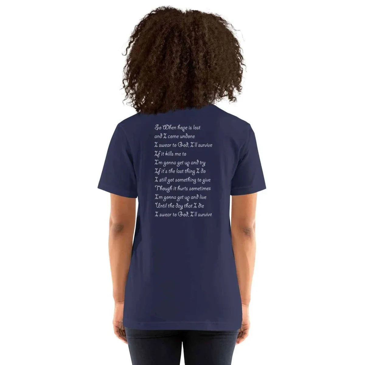 Lewis Capaldi "Survive" Lyric T-Shirt - Unisex Comfort Tee alcyone213k