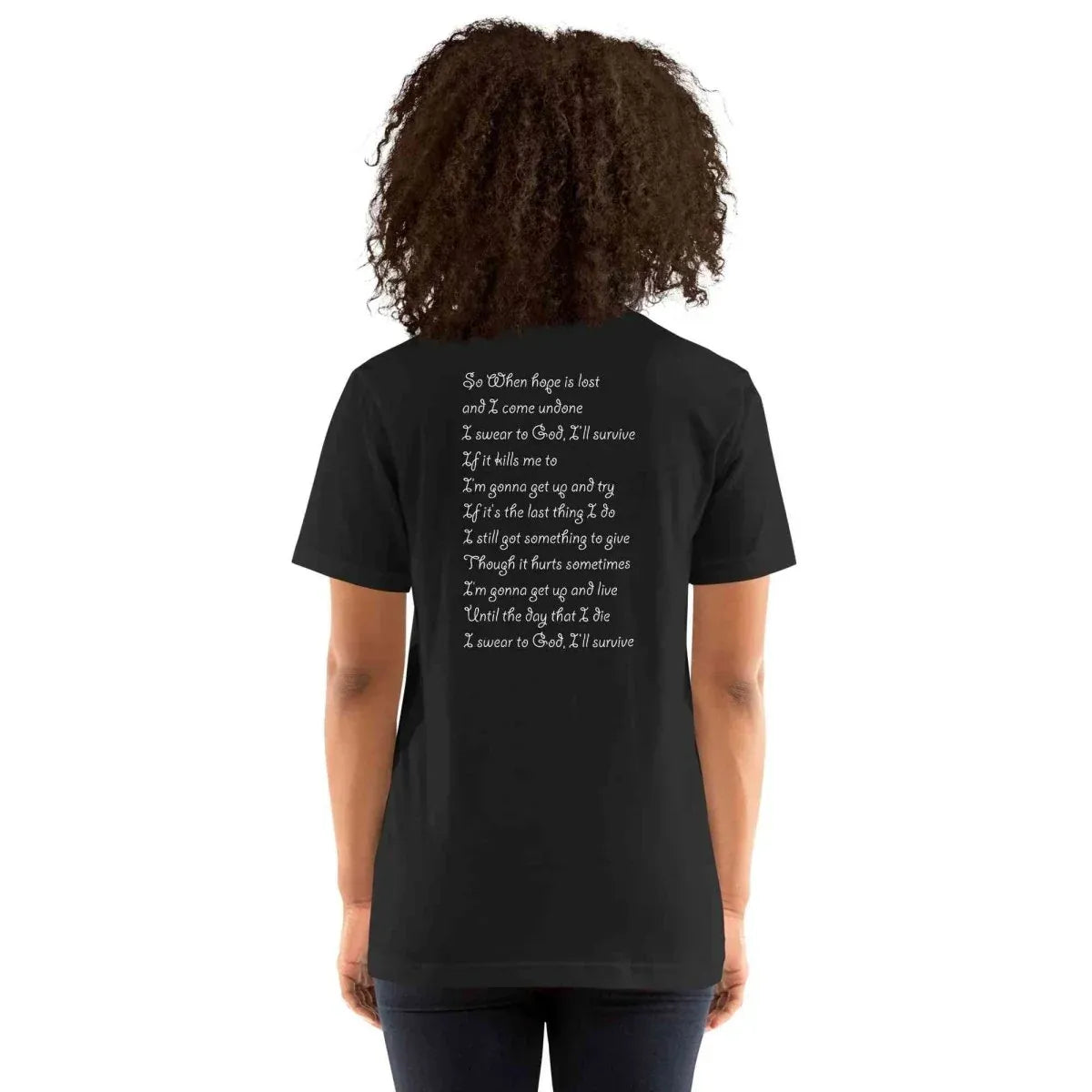 Lewis Capaldi "Survive" Lyric T-Shirt - Unisex Comfort Tee alcyone213k