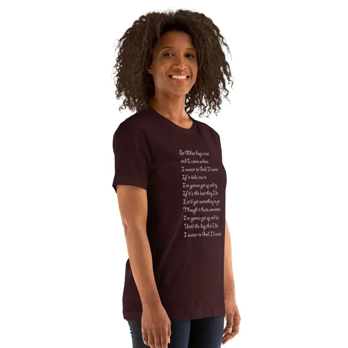 Lewis Capaldi "Survive" Lyric T-Shirt - Unisex Comfort Tee alcyone213k