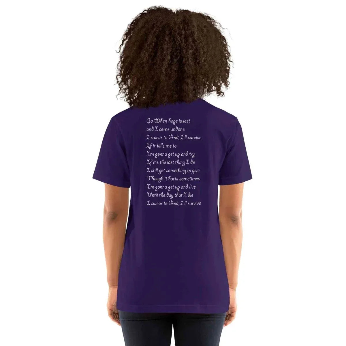 Lewis Capaldi "Survive" Lyric T-Shirt - Unisex Comfort Tee alcyone213k
