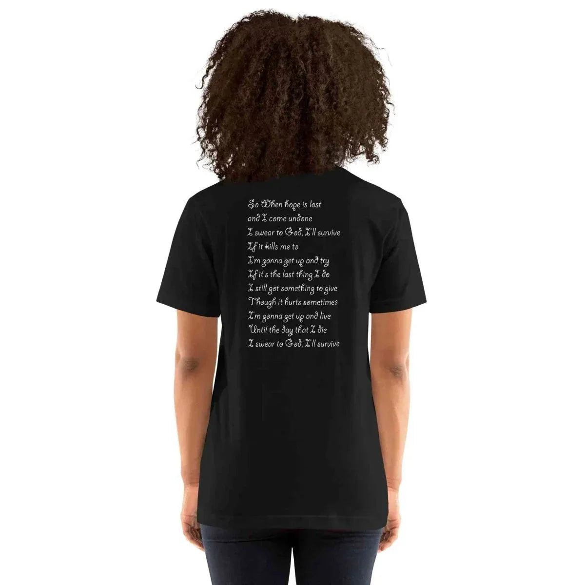 Lewis Capaldi "Survive" Lyric T-Shirt - Unisex Comfort Tee alcyone213k