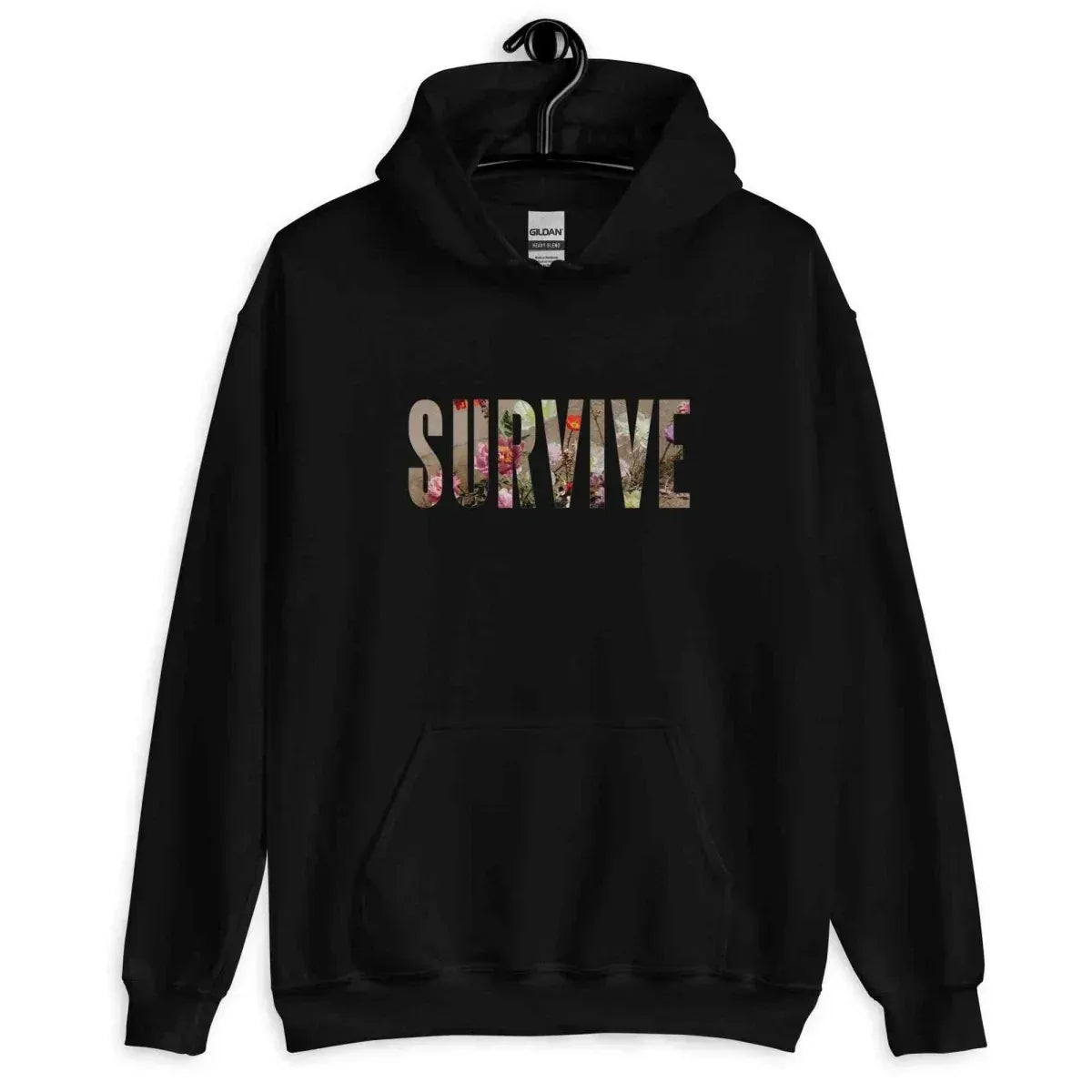 Lewis Capaldi "Survive" Lyrics Hoodie | Alcyone213k Black Unisex alcyone213k