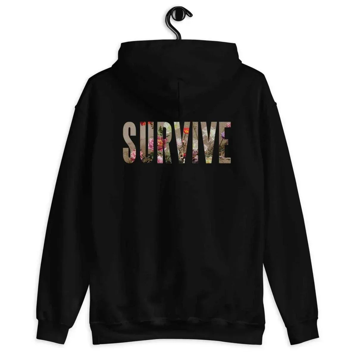 Lewis Capaldi "Survive" Lyrics Hoodie | Alcyone213k Black Unisex alcyone213k