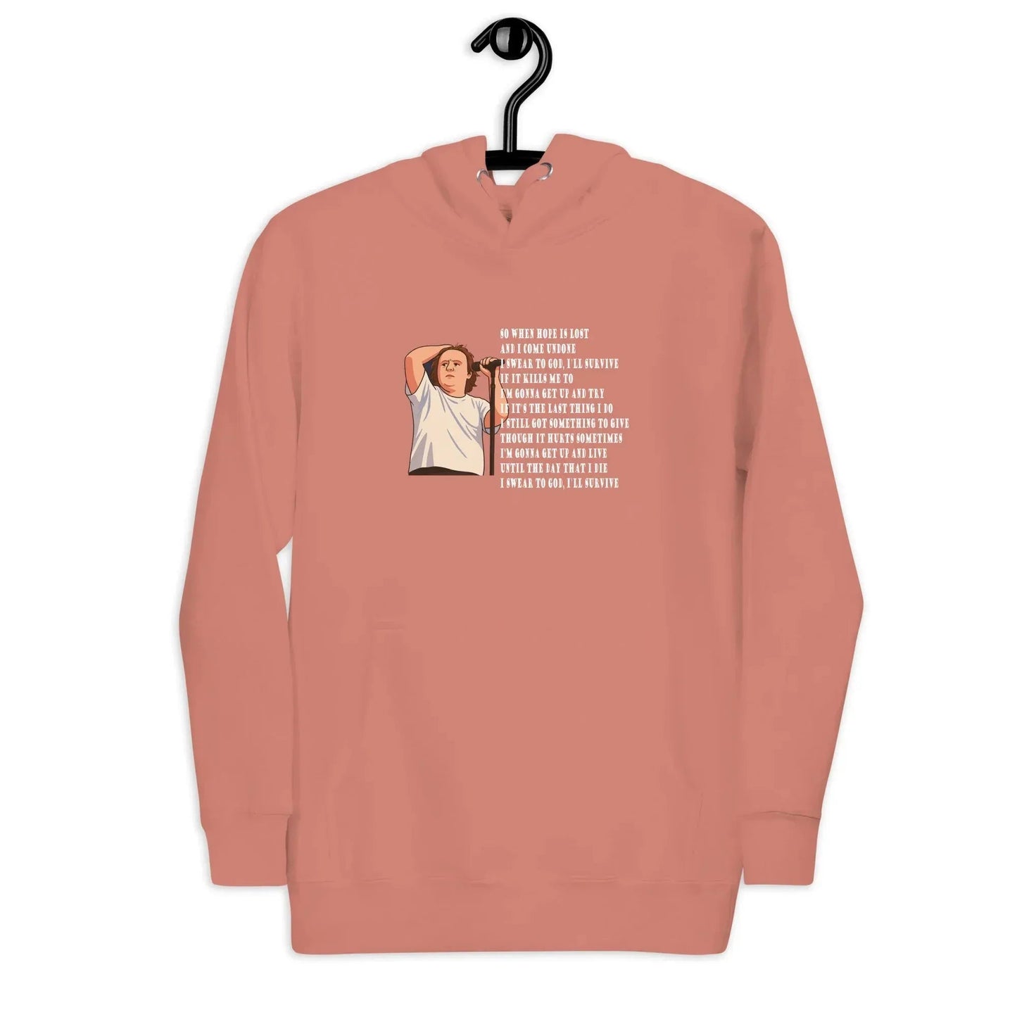Lewis Capaldi "Survive" Lyrics Hoodie - Sustainable Unisex Sweatshirt alcyone213k