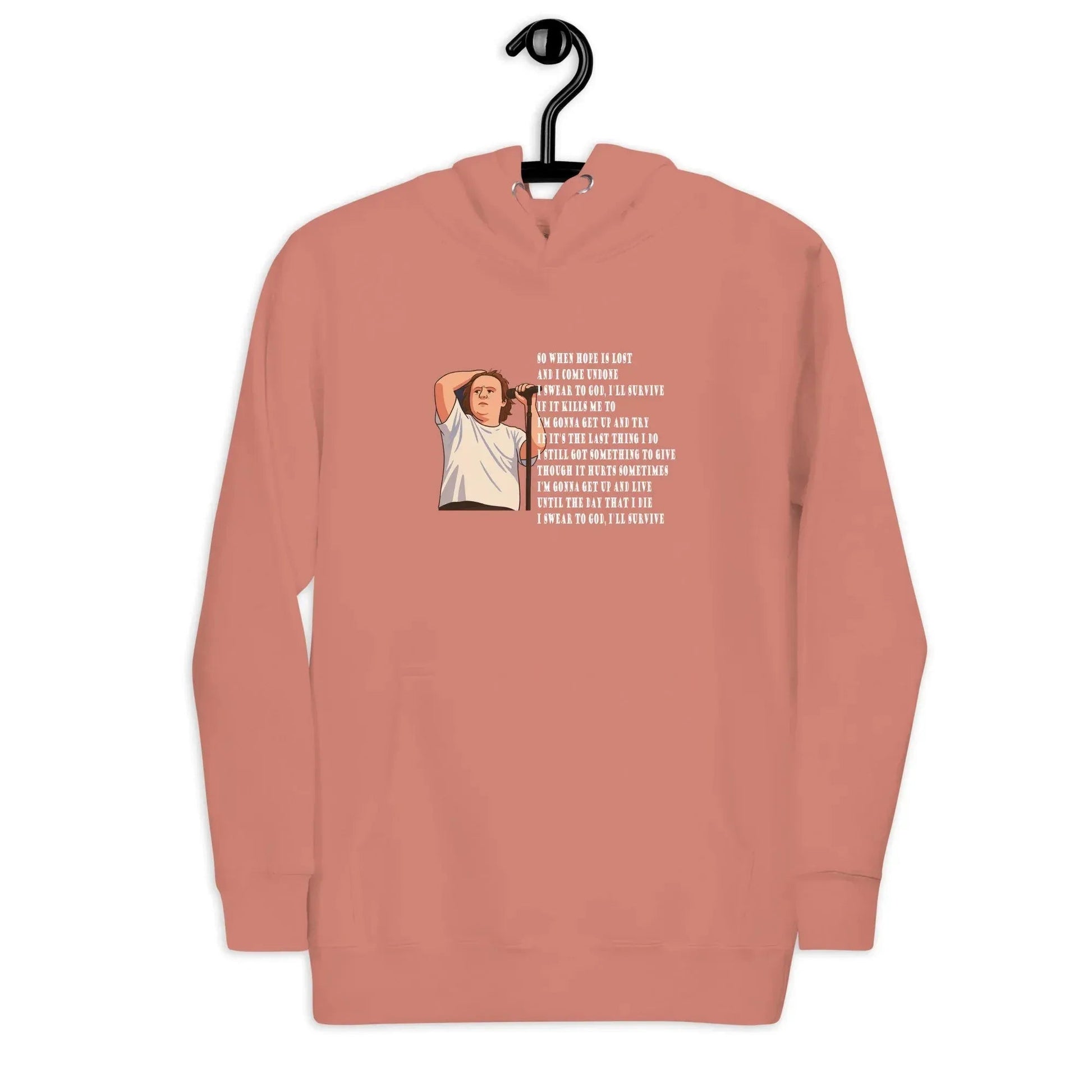 Lewis Capaldi "Survive" Lyrics Hoodie - Sustainable Unisex Sweatshirt alcyone213k