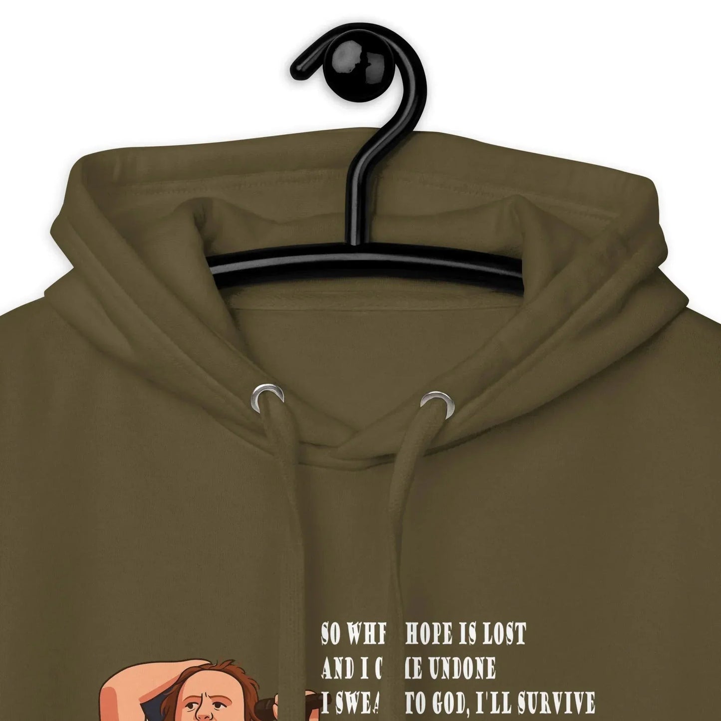 Lewis Capaldi "Survive" Lyrics Hoodie - Sustainable Unisex Sweatshirt alcyone213k