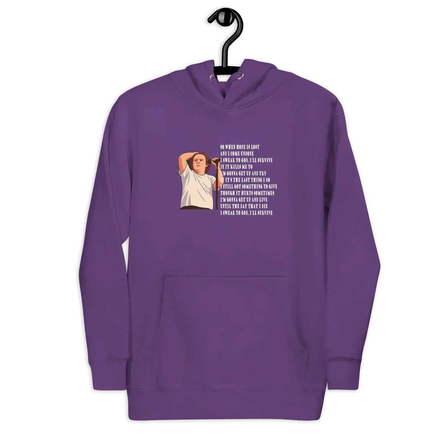 Lewis Capaldi "Survive" Lyrics Hoodie - Sustainable Unisex Sweatshirt alcyone213k