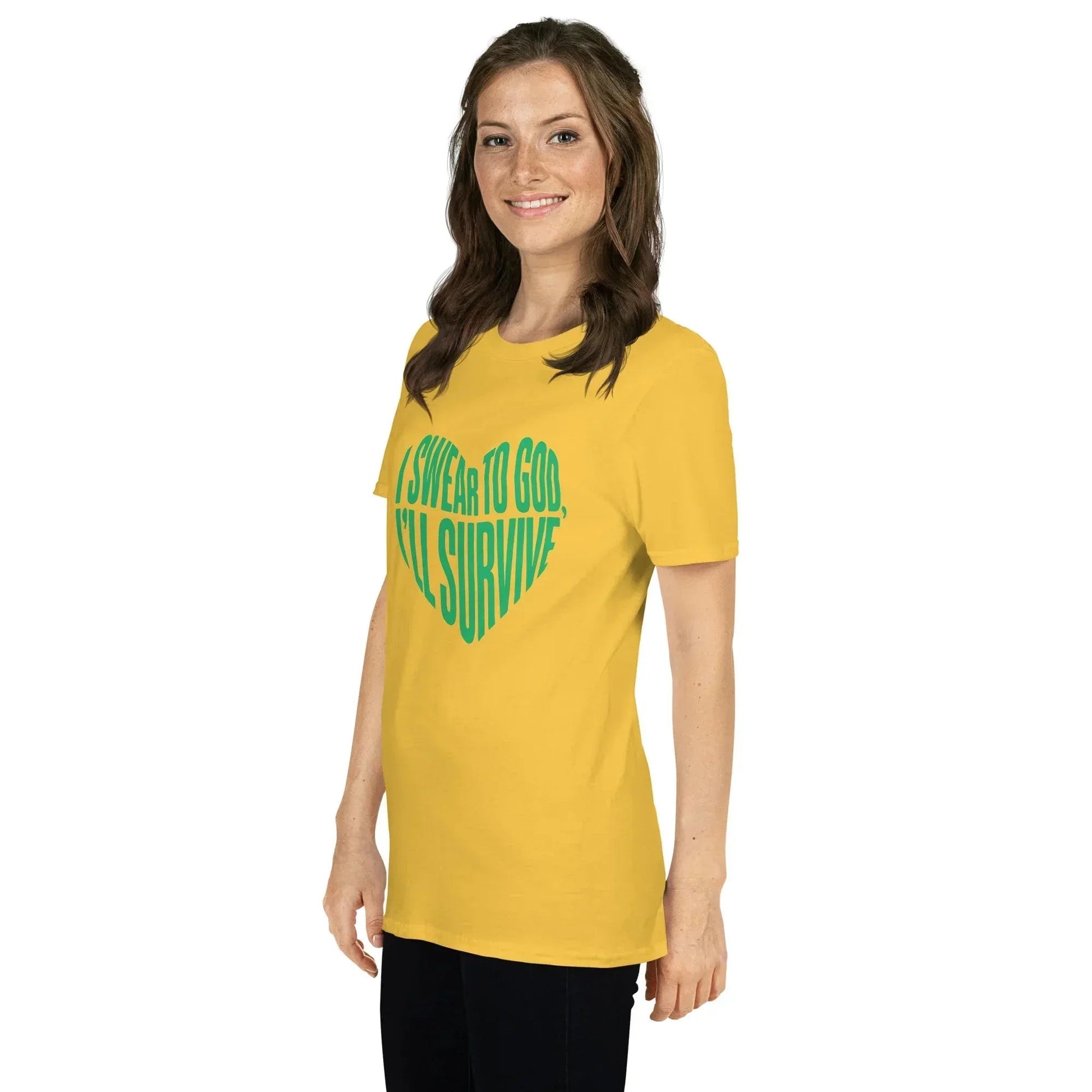 Lewis Capaldi Survive Lyrics T-Shirt | Unisex Cotton Graphic Tee alcyone213k