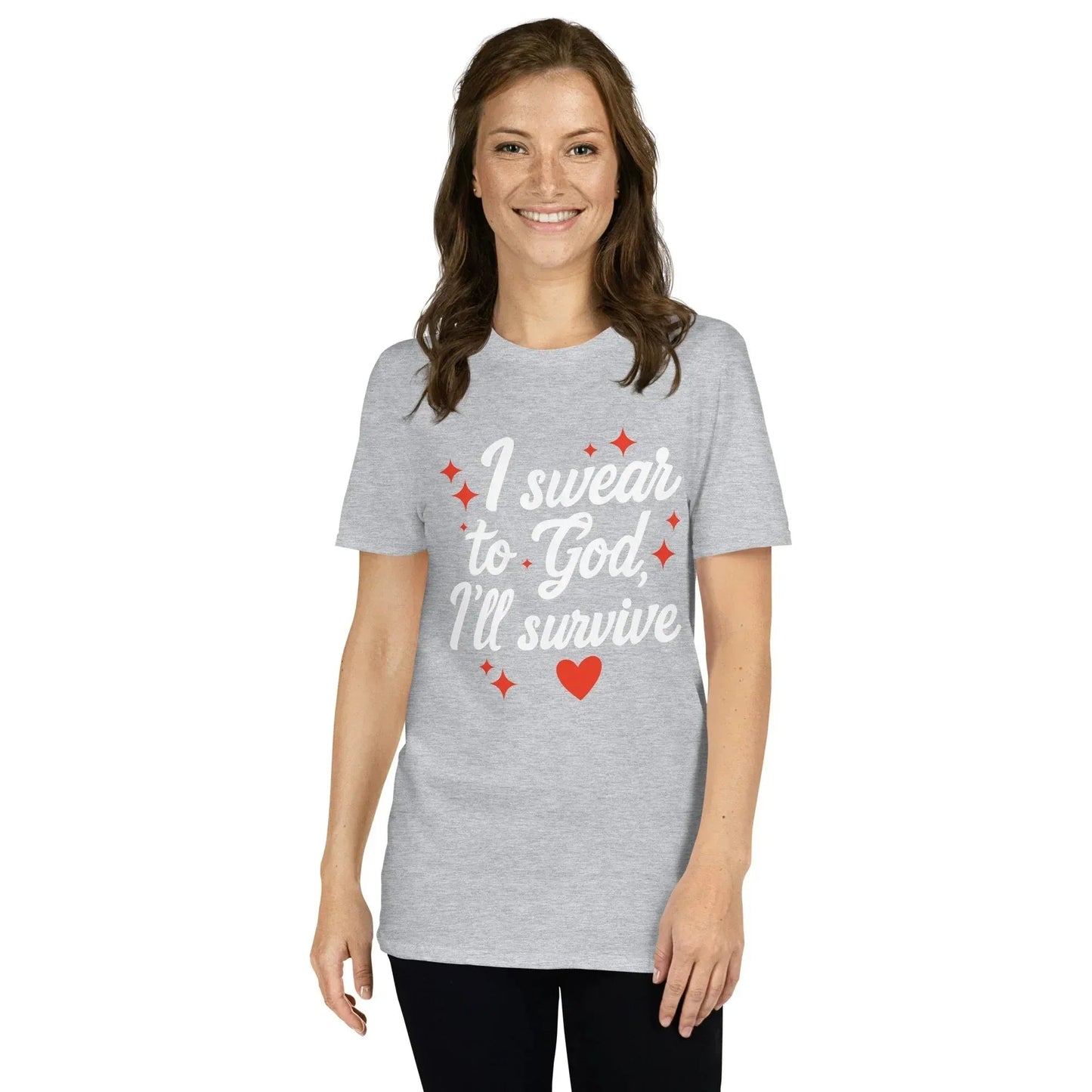 Lewis Capaldi Survive Lyrics T-Shirt | Unisex Cotton Graphic Tee alcyone213k
