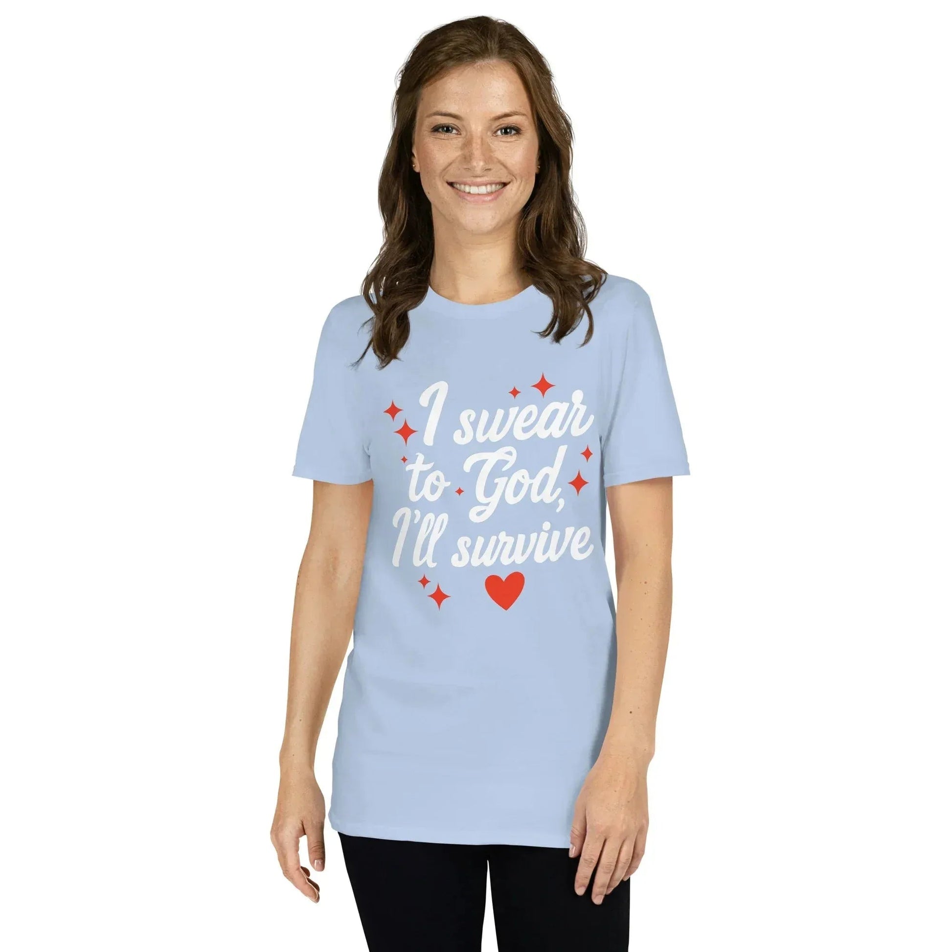 Lewis Capaldi Survive Lyrics T-Shirt | Unisex Cotton Graphic Tee alcyone213k