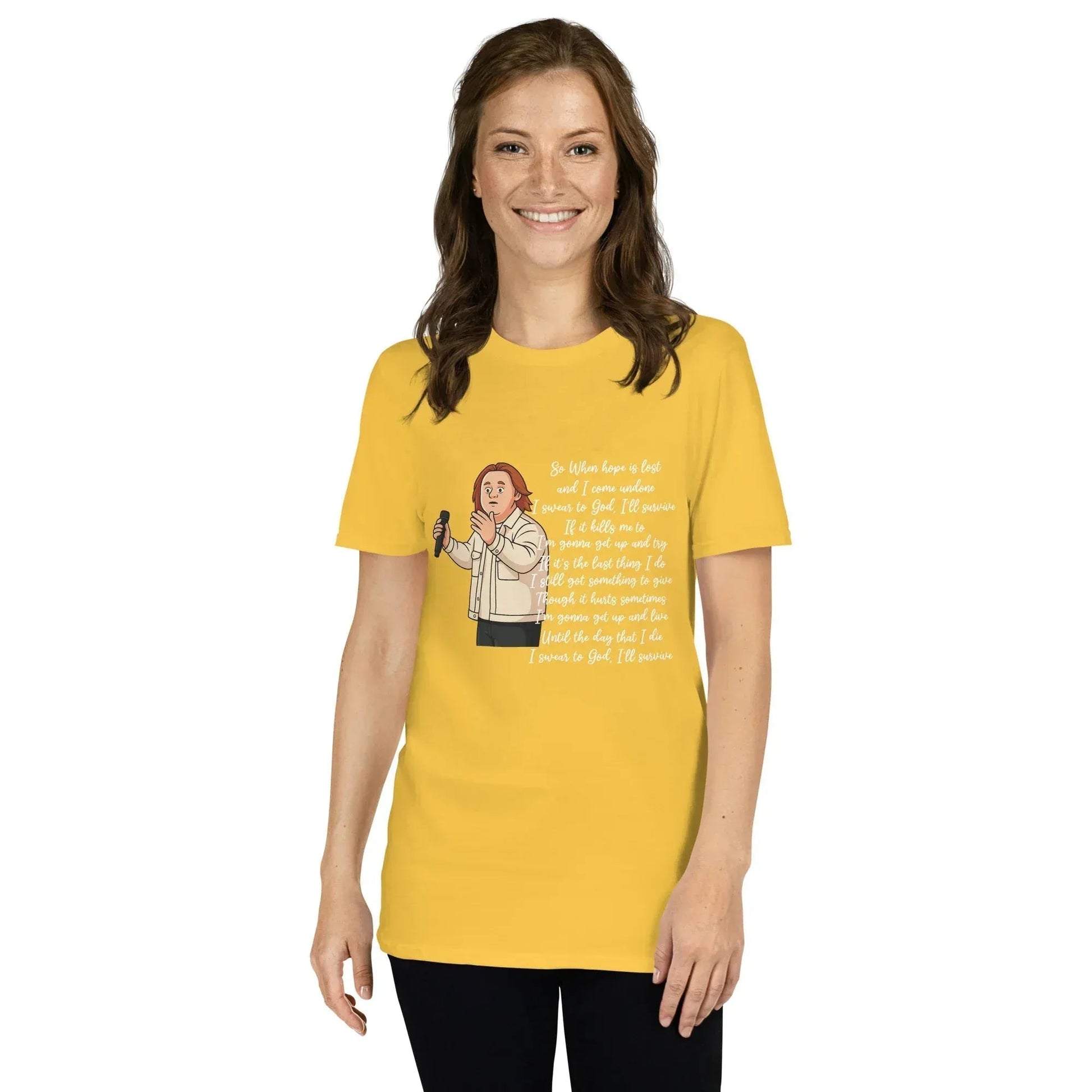Lewis Capaldi Survive Lyrics T-Shirt – Unisex Cotton Blend alcyone213k