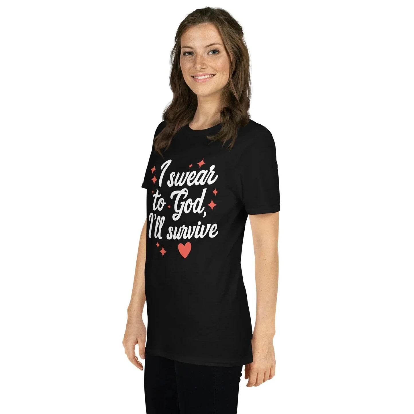 Lewis Capaldi Survive Lyrics T-Shirt | Unisex Cotton Graphic Tee alcyone213k