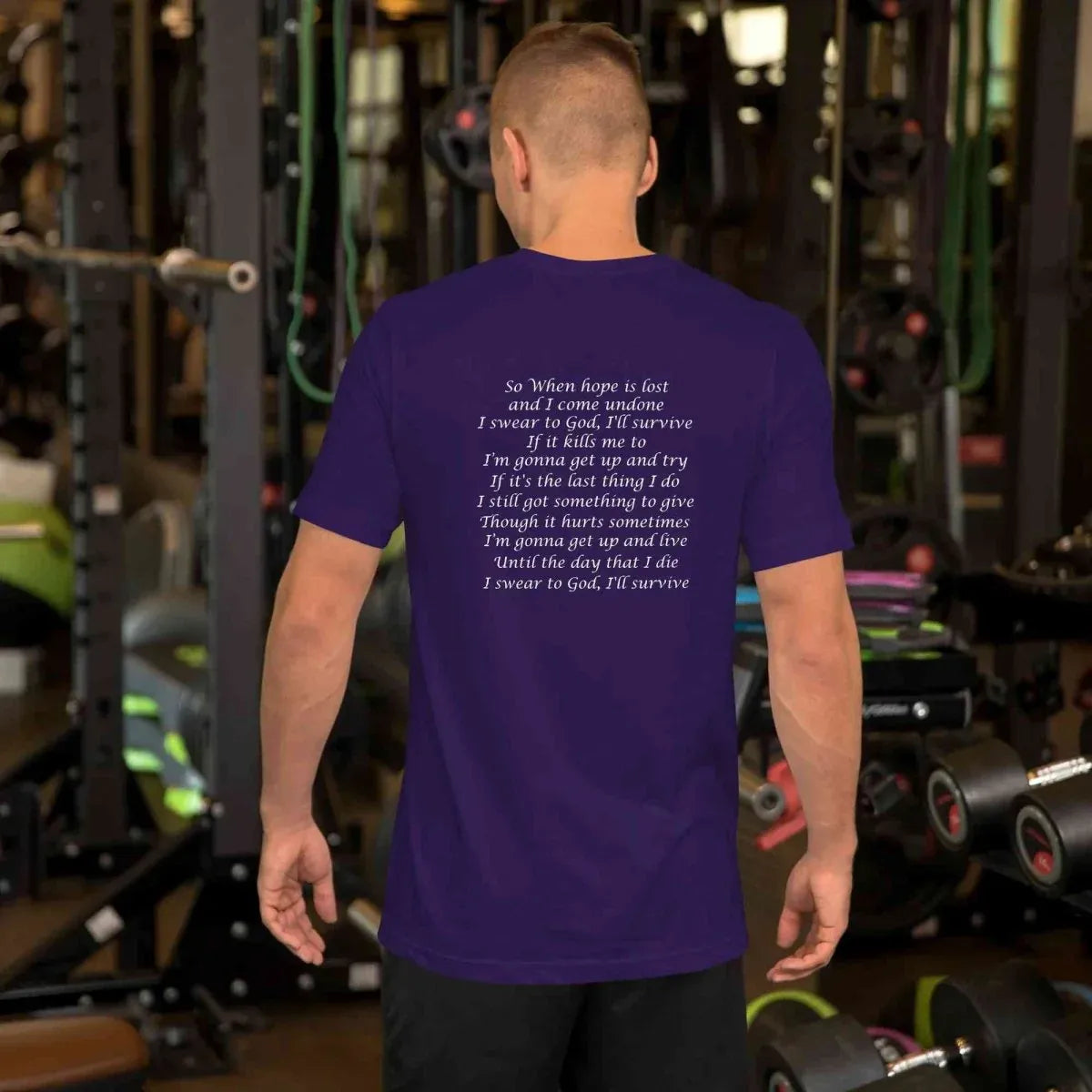 Lewis Capaldi Survive Lyrics T-Shirt – Unisex Cotton Music Apparel alcyone213k