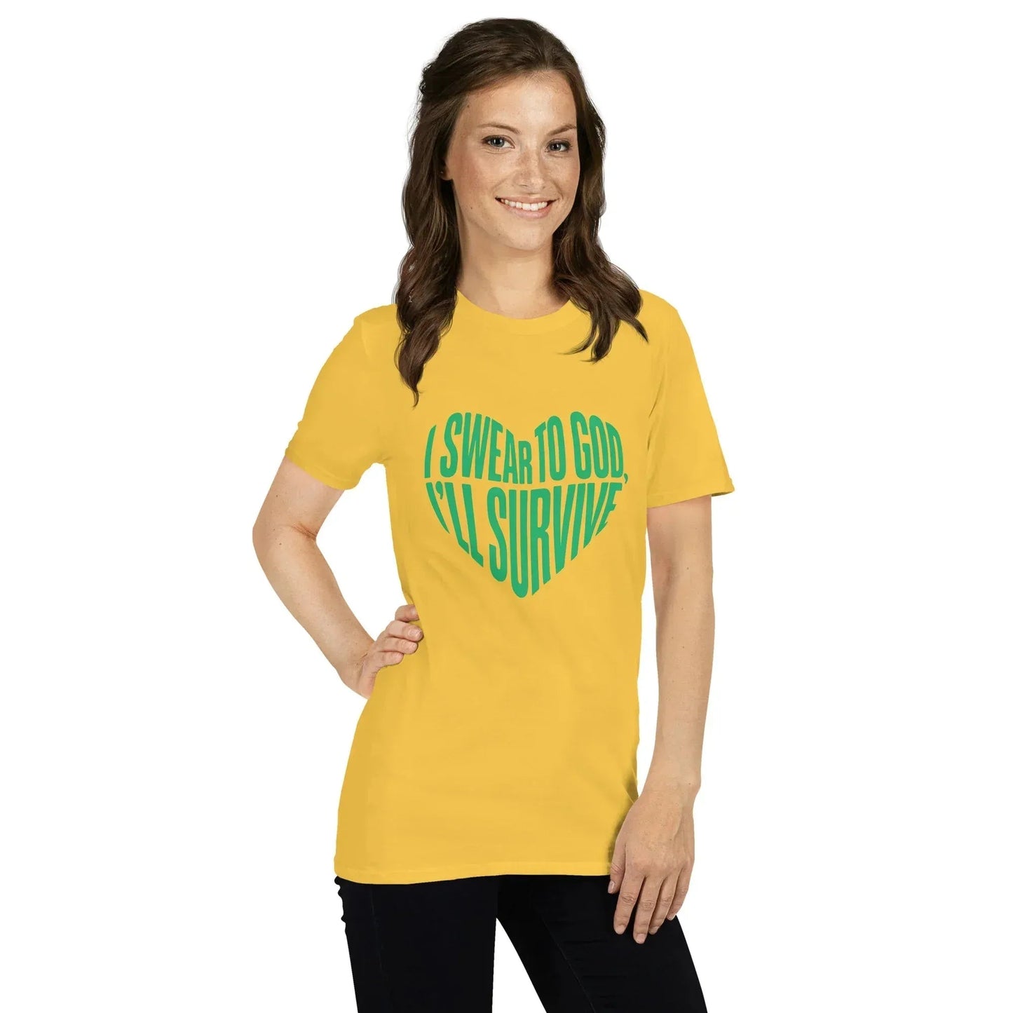 Lewis Capaldi Survive Lyrics T-Shirt | Unisex Cotton Graphic Tee alcyone213k