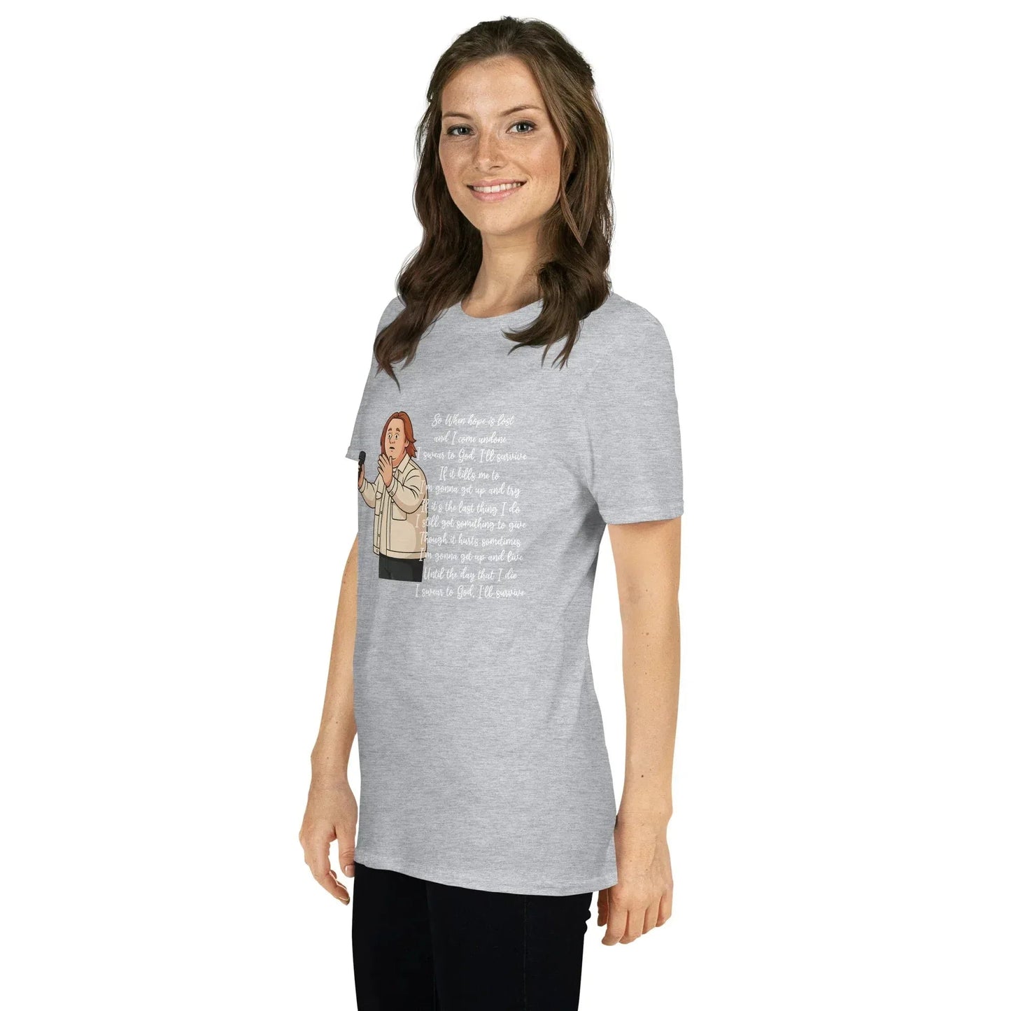 Lewis Capaldi Survive Lyrics T-Shirt – Unisex Cotton Blend alcyone213k