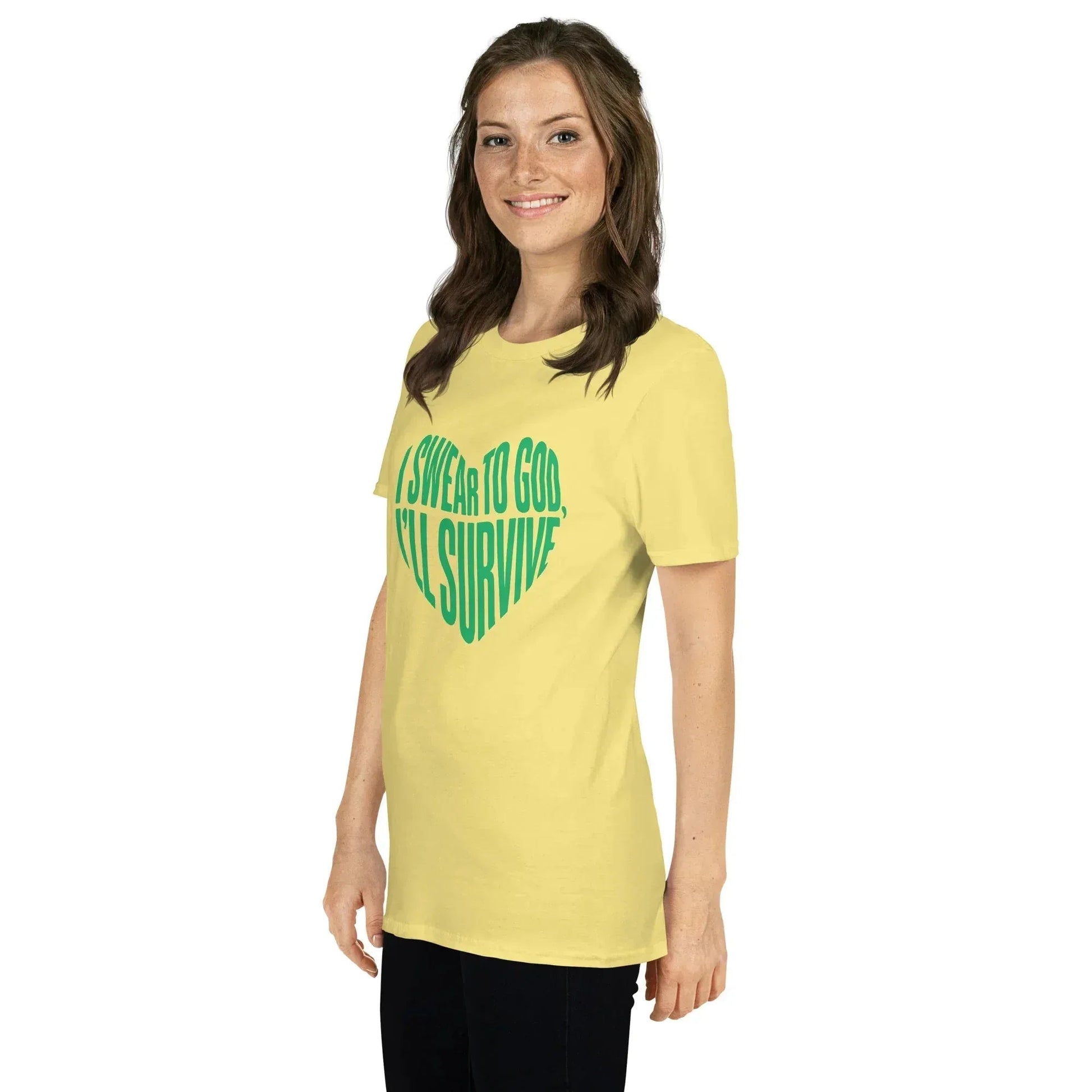 Lewis Capaldi Survive Lyrics T-Shirt | Unisex Cotton Graphic Tee alcyone213k