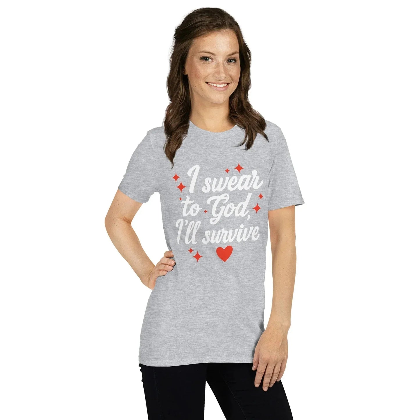 Lewis Capaldi Survive Lyrics T-Shirt | Unisex Cotton Graphic Tee alcyone213k