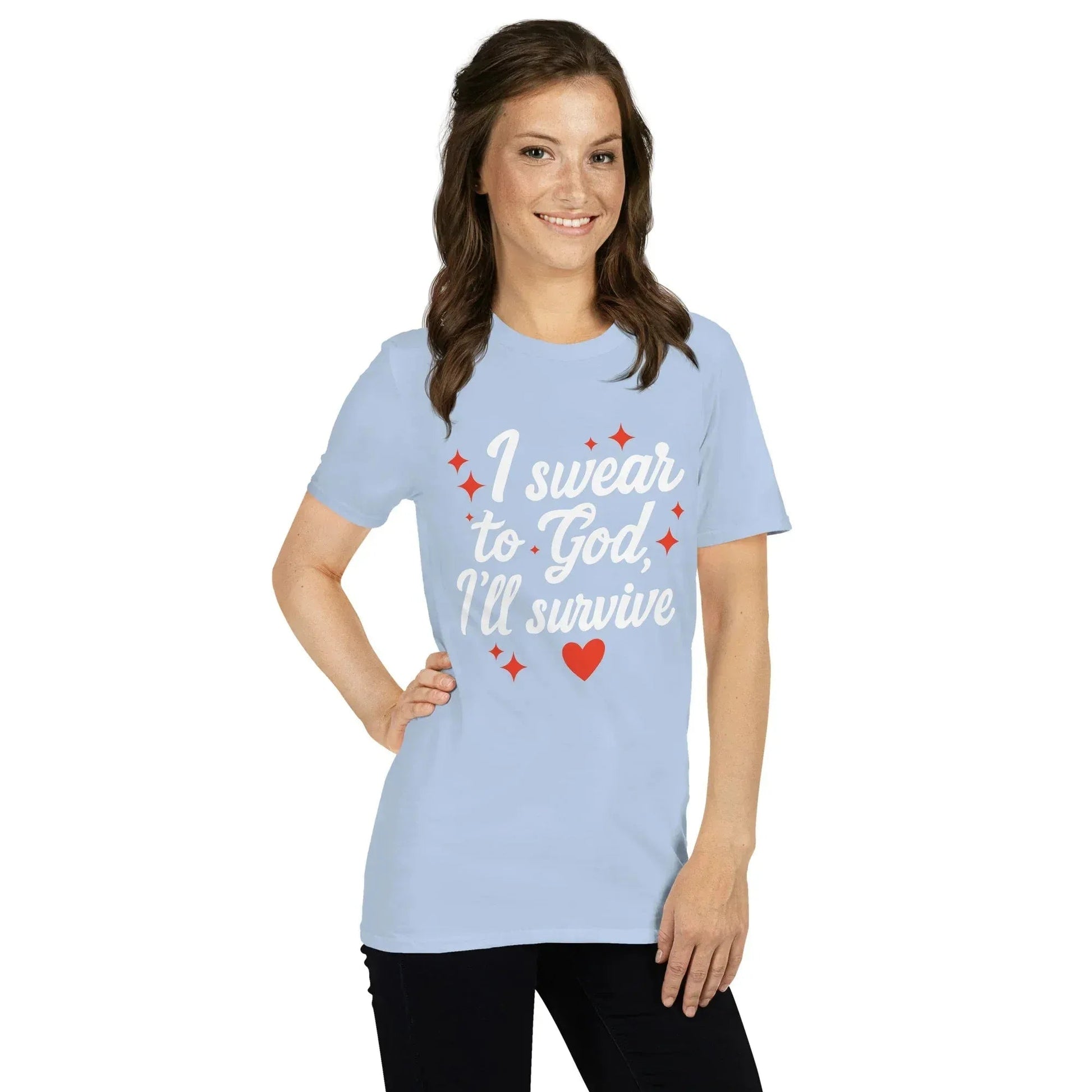 Lewis Capaldi Survive Lyrics T-Shirt | Unisex Cotton Graphic Tee alcyone213k