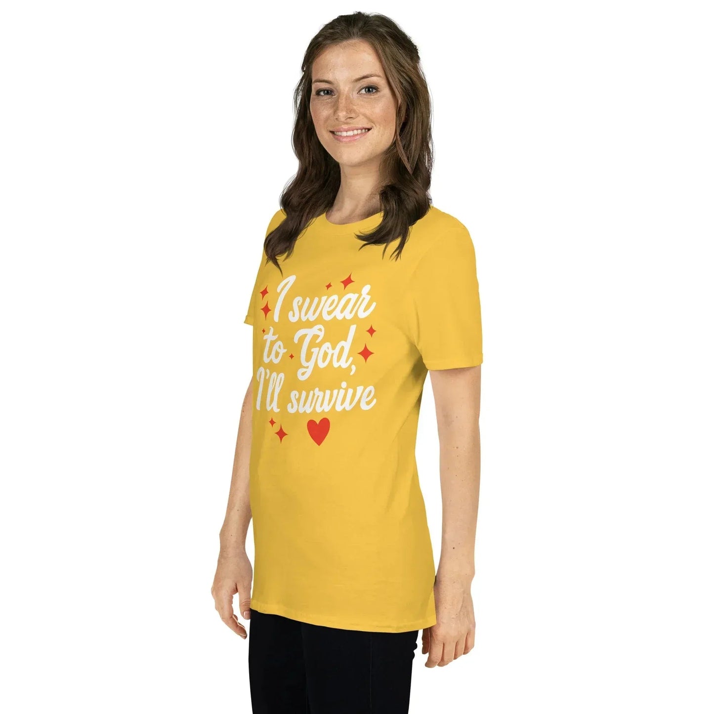 Lewis Capaldi Survive Lyrics T-Shirt | Unisex Cotton Graphic Tee alcyone213k
