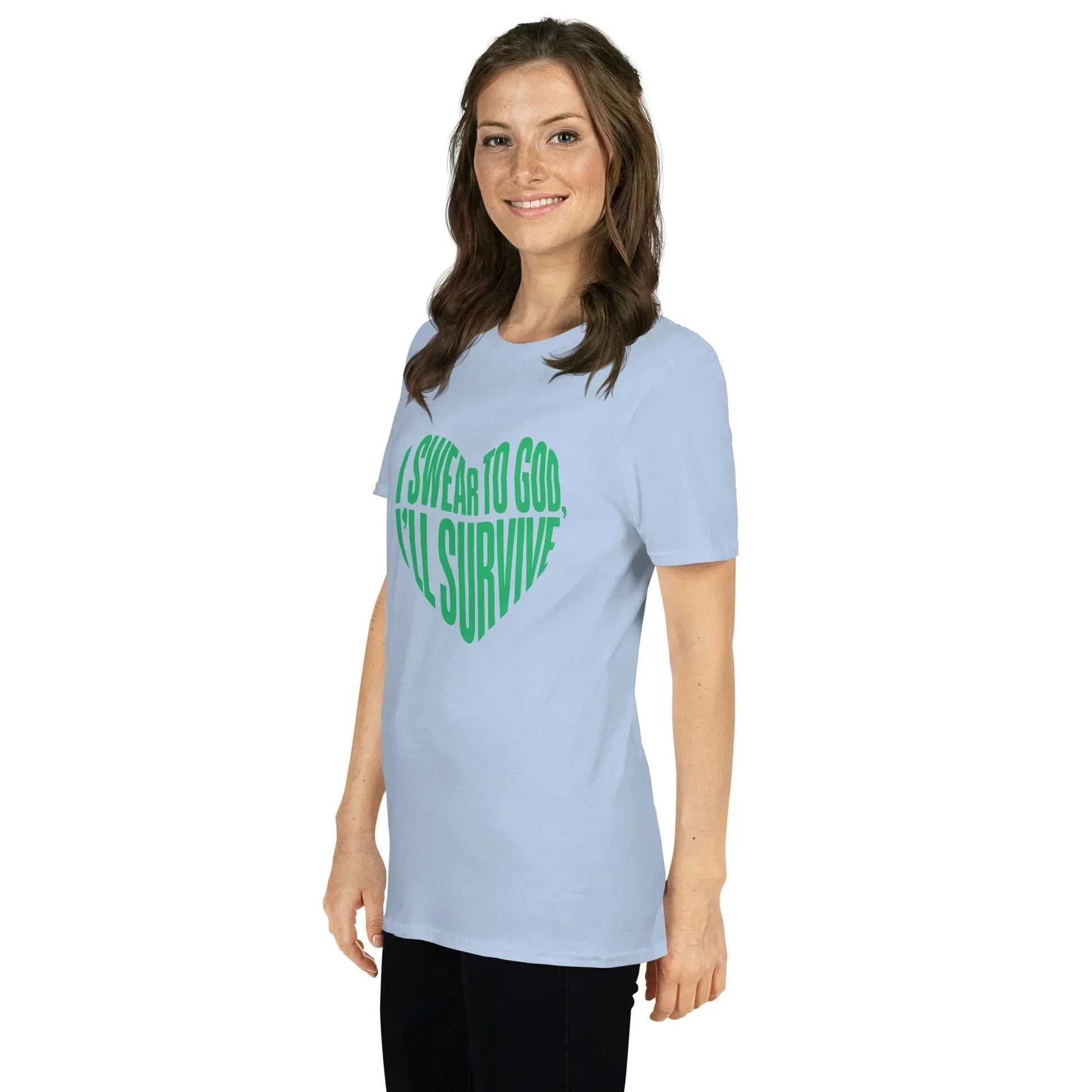 Lewis Capaldi Survive Lyrics T-Shirt | Unisex Cotton Graphic Tee alcyone213k