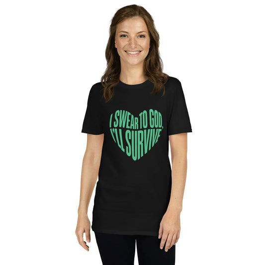 Lewis Capaldi Survive Lyrics T-Shirt | Unisex Cotton Graphic Tee alcyone213k