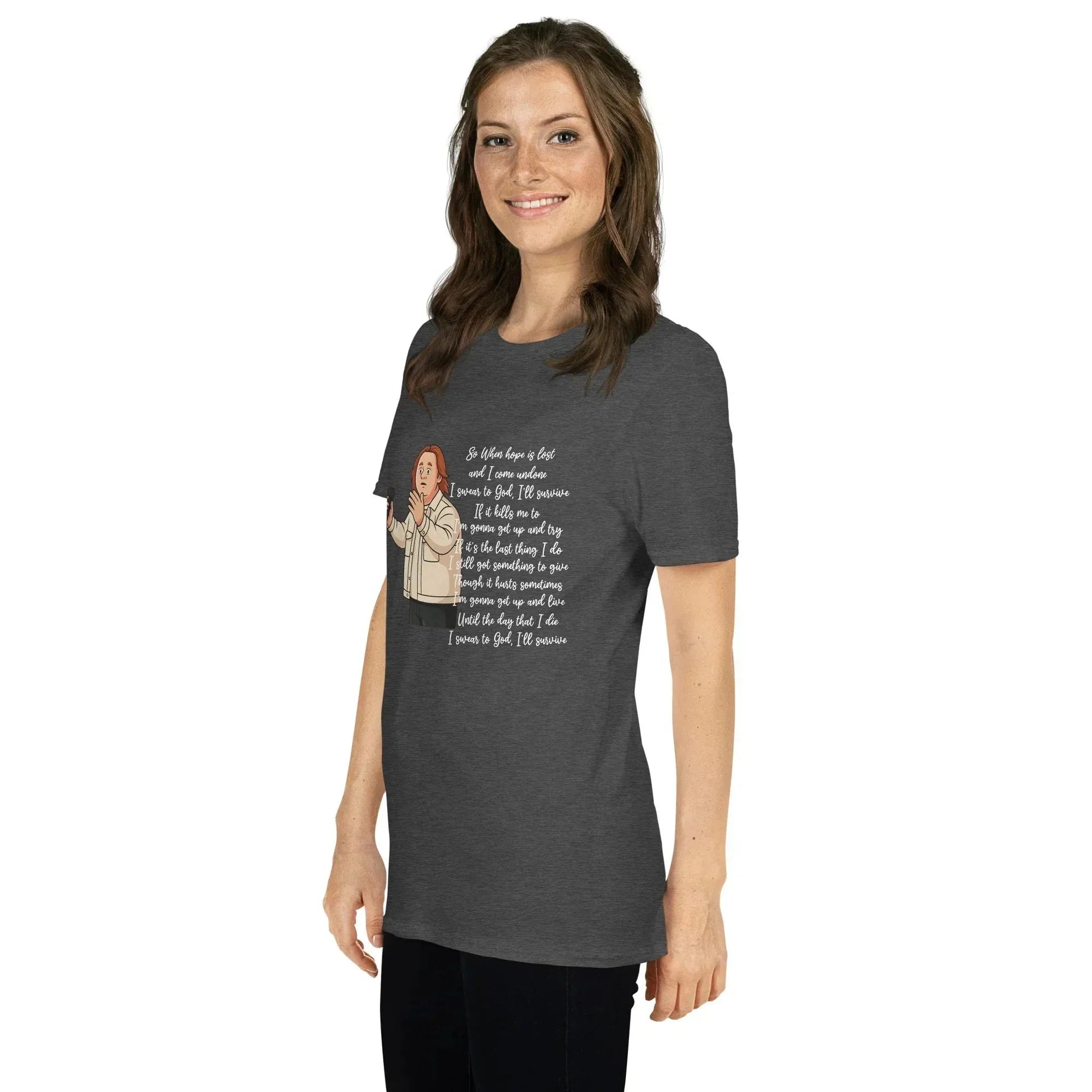 Lewis Capaldi Survive Lyrics T-Shirt – Unisex Cotton Blend alcyone213k
