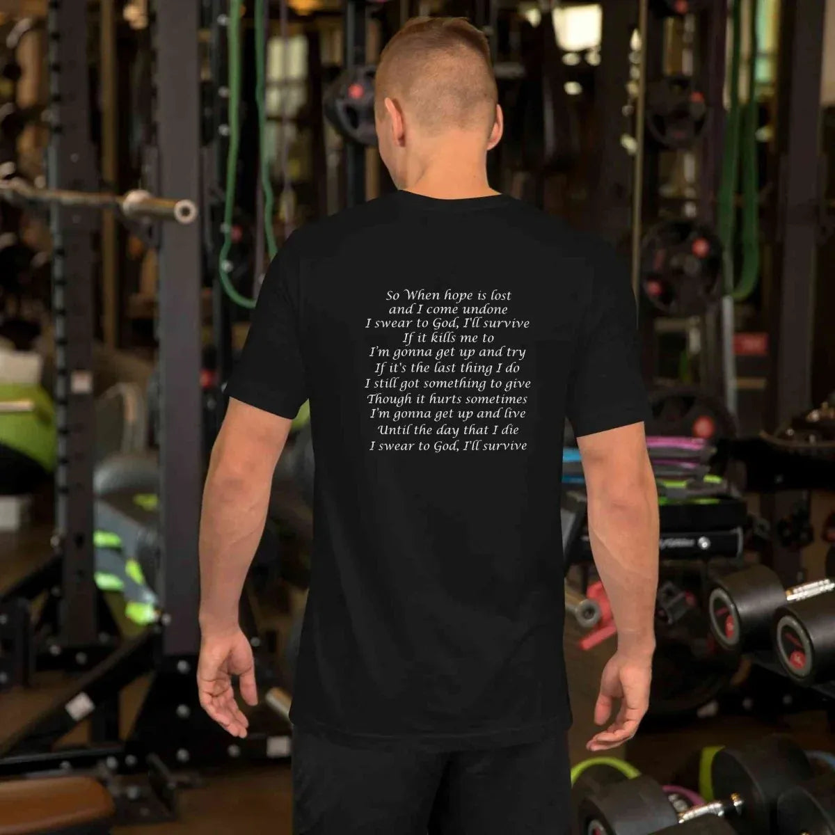 Lewis Capaldi Survive Lyrics T-Shirt – Unisex Cotton Music Apparel alcyone213k