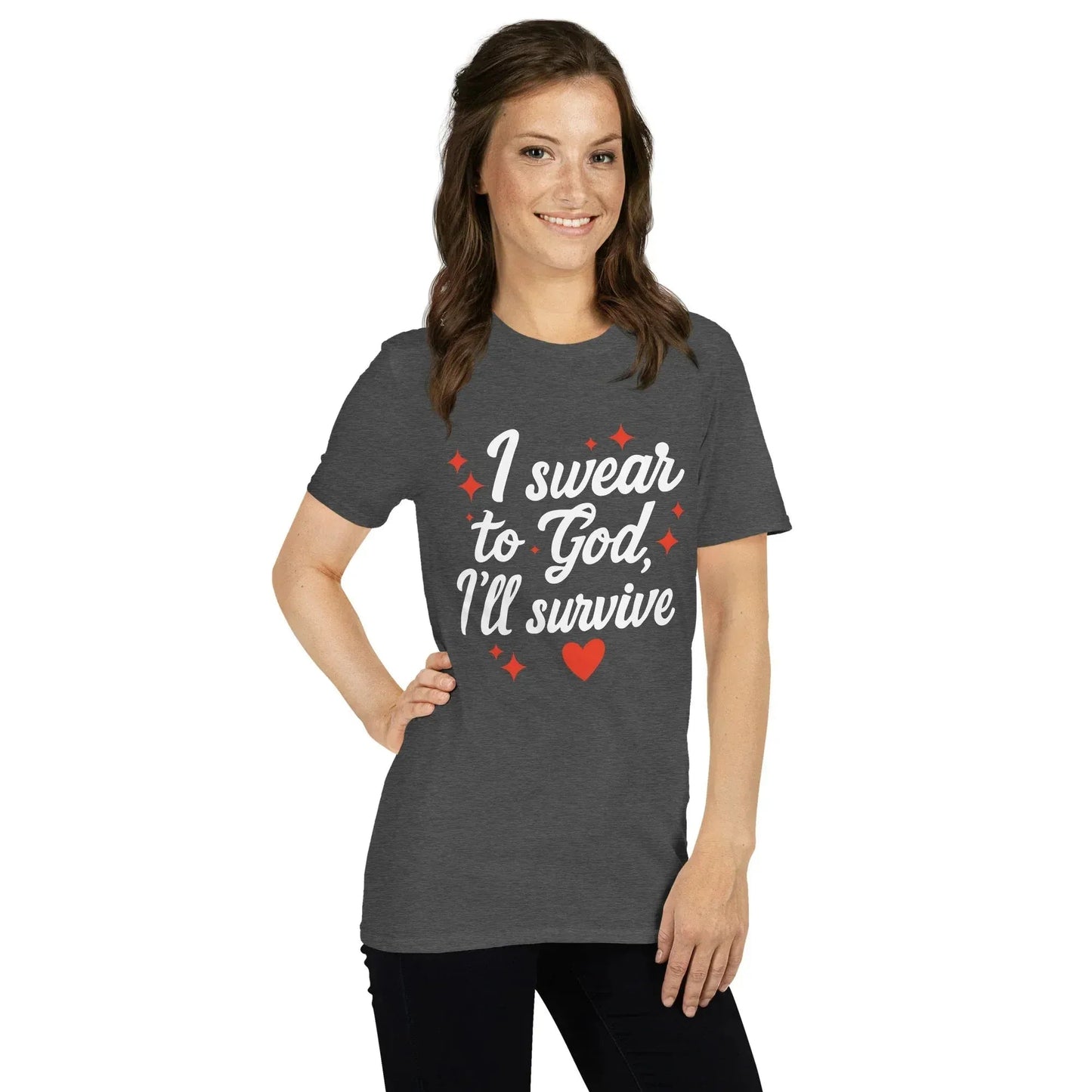 Lewis Capaldi Survive Lyrics T-Shirt | Unisex Cotton Graphic Tee alcyone213k