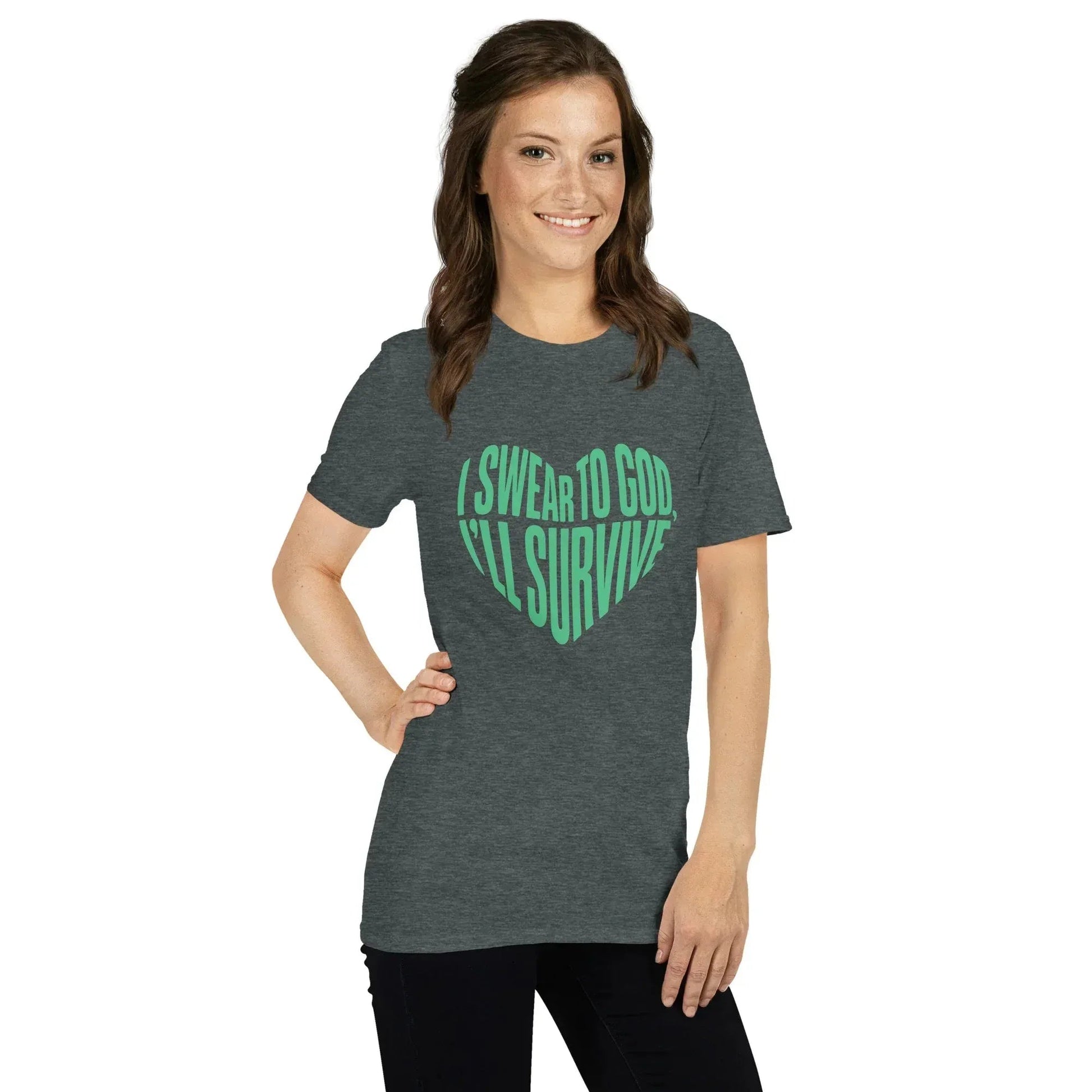 Lewis Capaldi Survive Lyrics T-Shirt | Unisex Cotton Graphic Tee alcyone213k